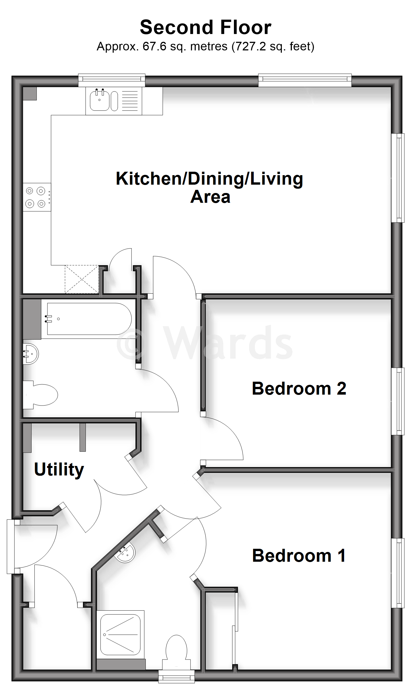 Horsmanden House, Thomas Road, Aylesford floorplan