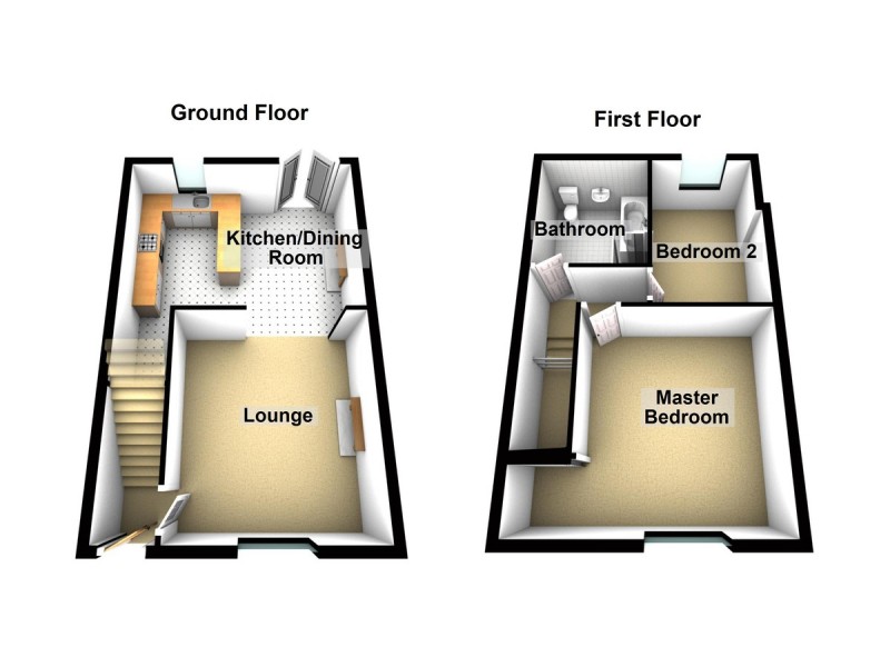 2 Bedrooms  to rent in Lowe Street, Golborne, Warrington WA3