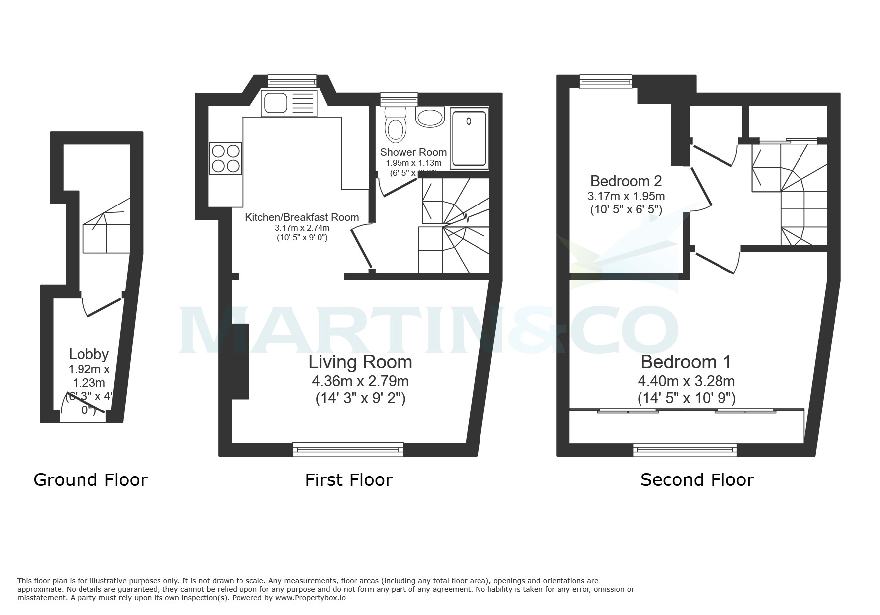 The Flat, 18, King Street, Frome floorplan