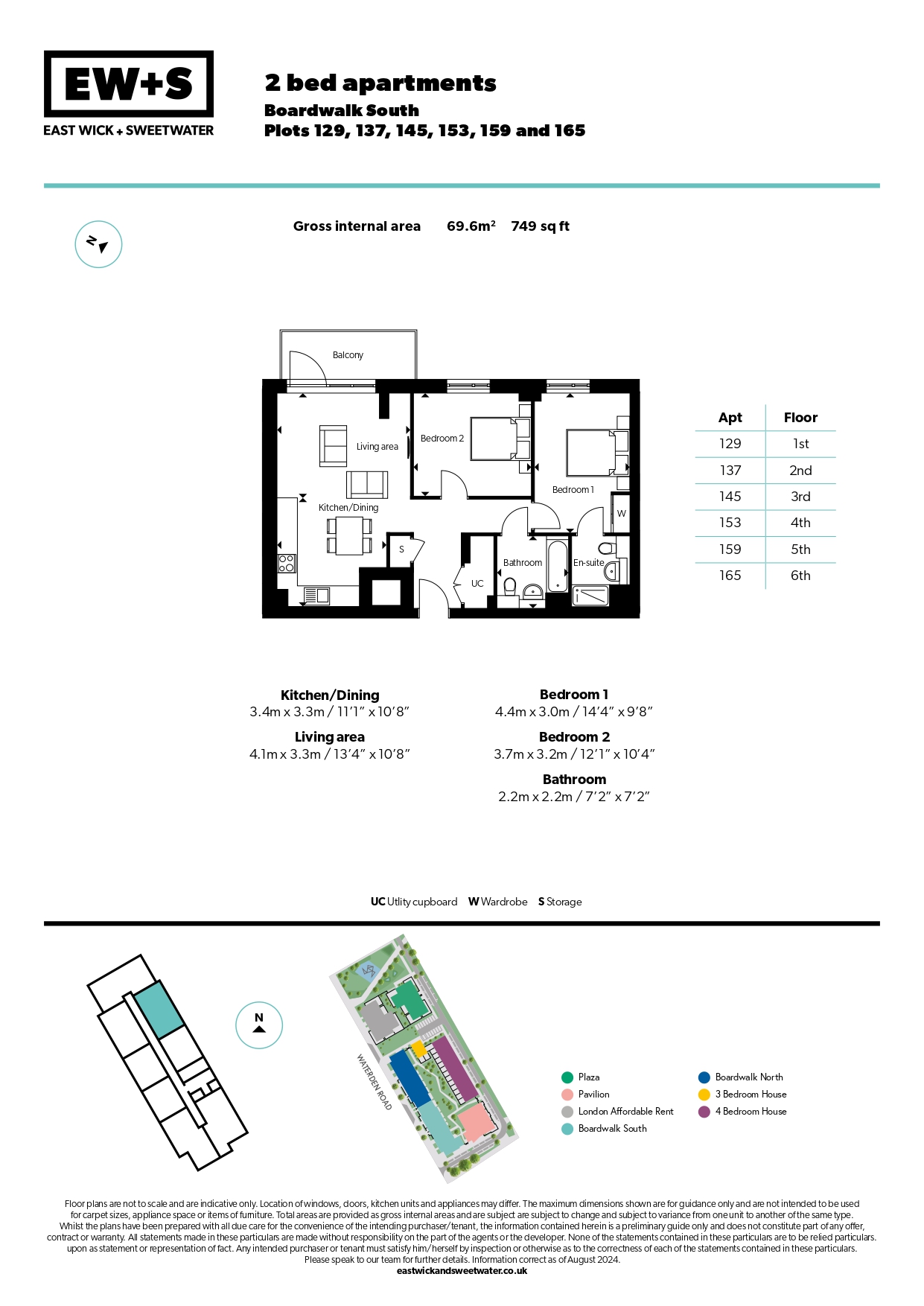 129, Tandy Place, London floorplan