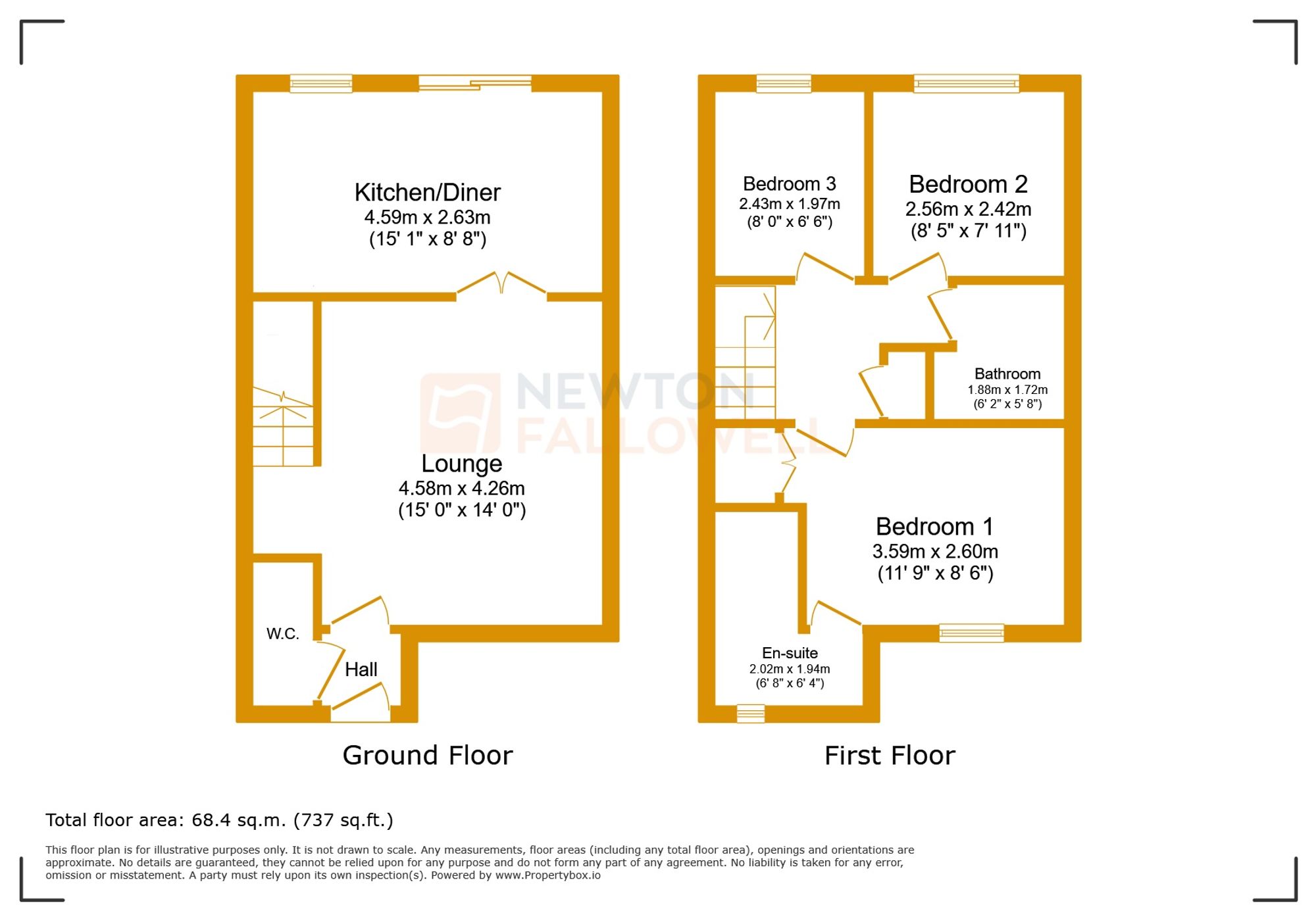18 Darien Way, Leicester floorplan