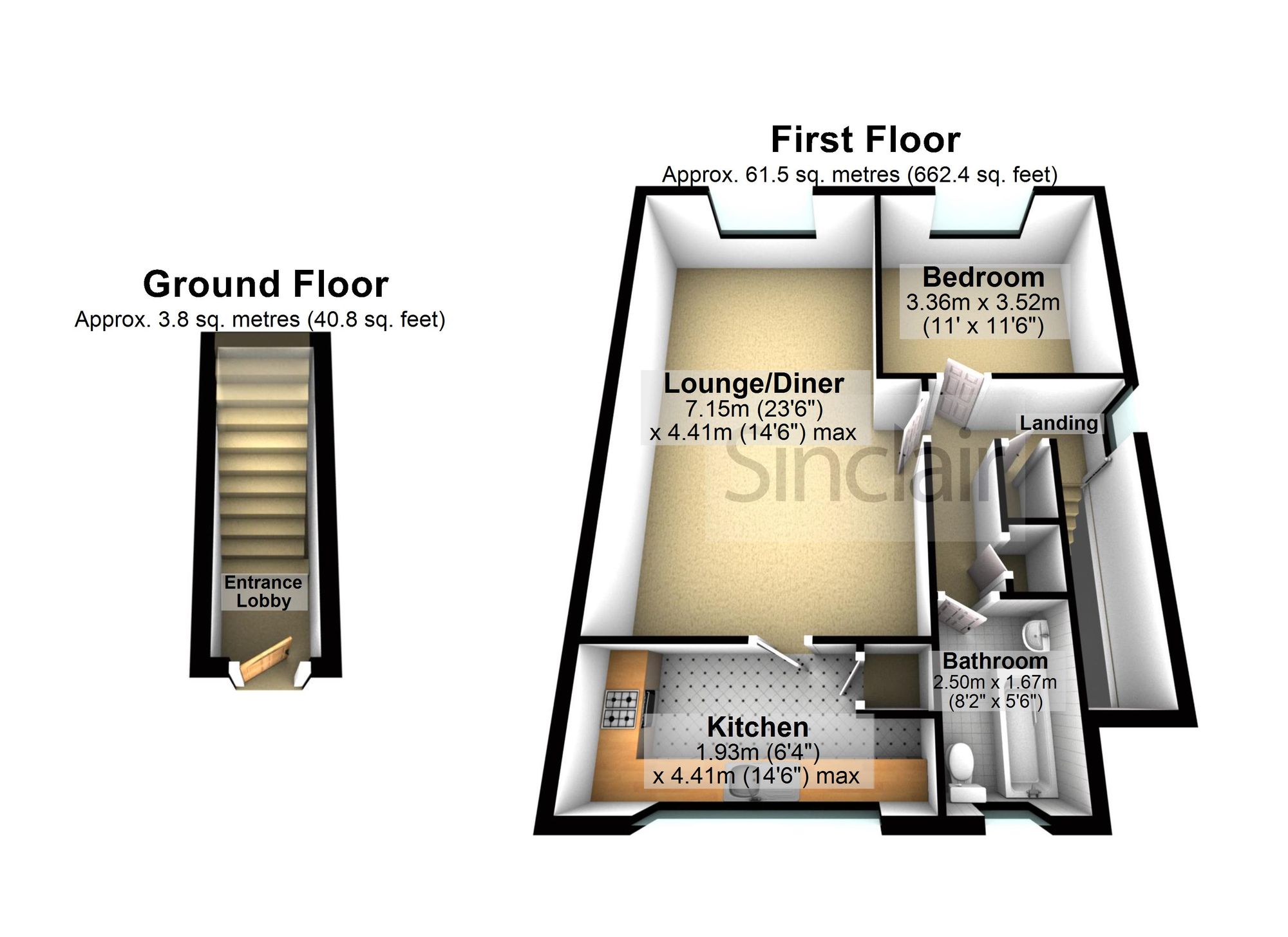 129a Griffin Close, Loughborough floorplan