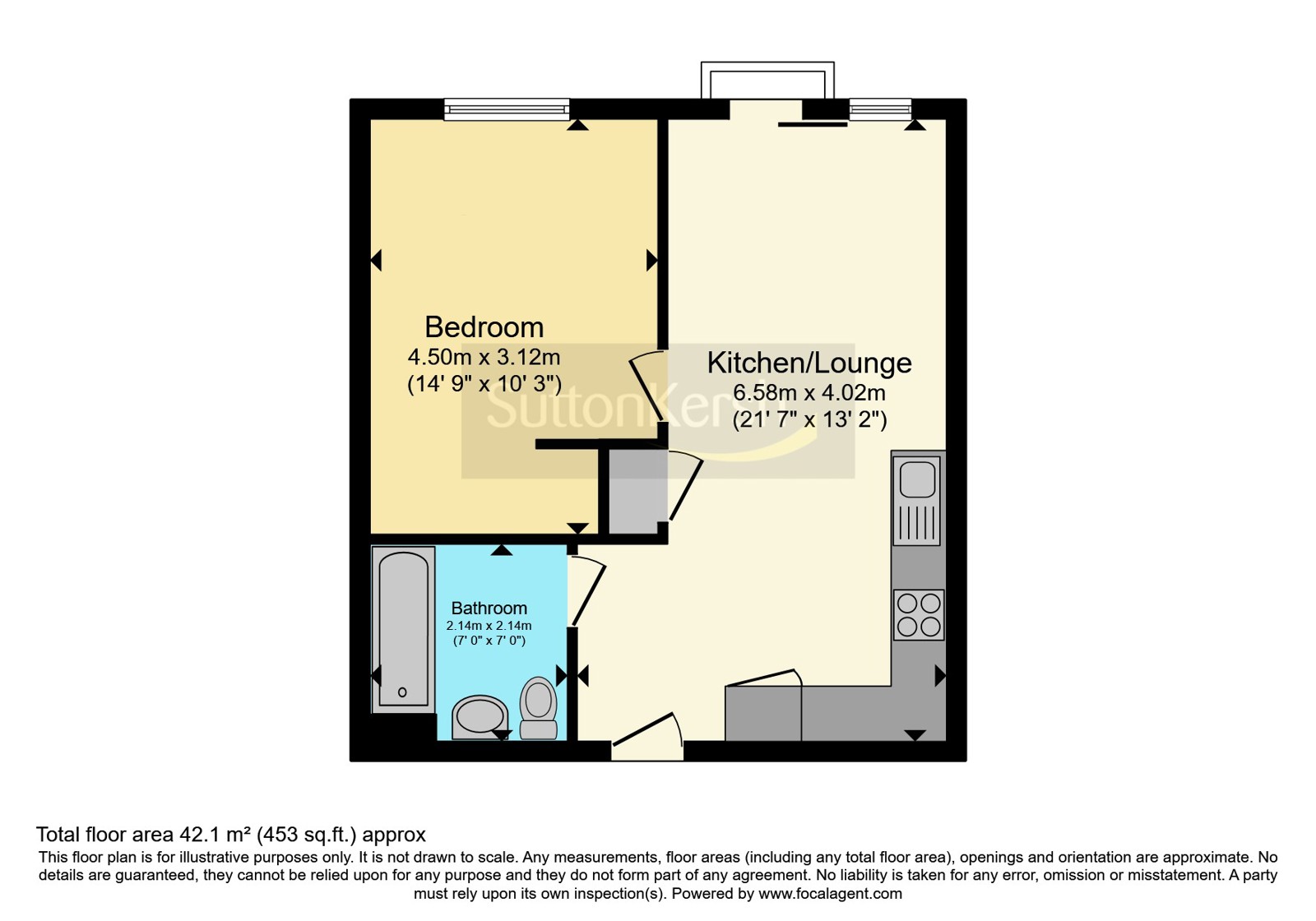 Apartment 506, 12, Parliament Street, Merseyside floorplan