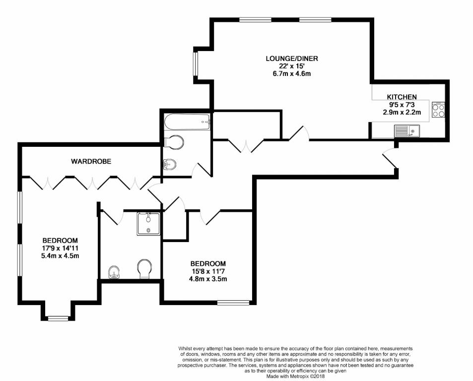 2 Bedrooms Flat for sale in Overton Court, Tongham GU10