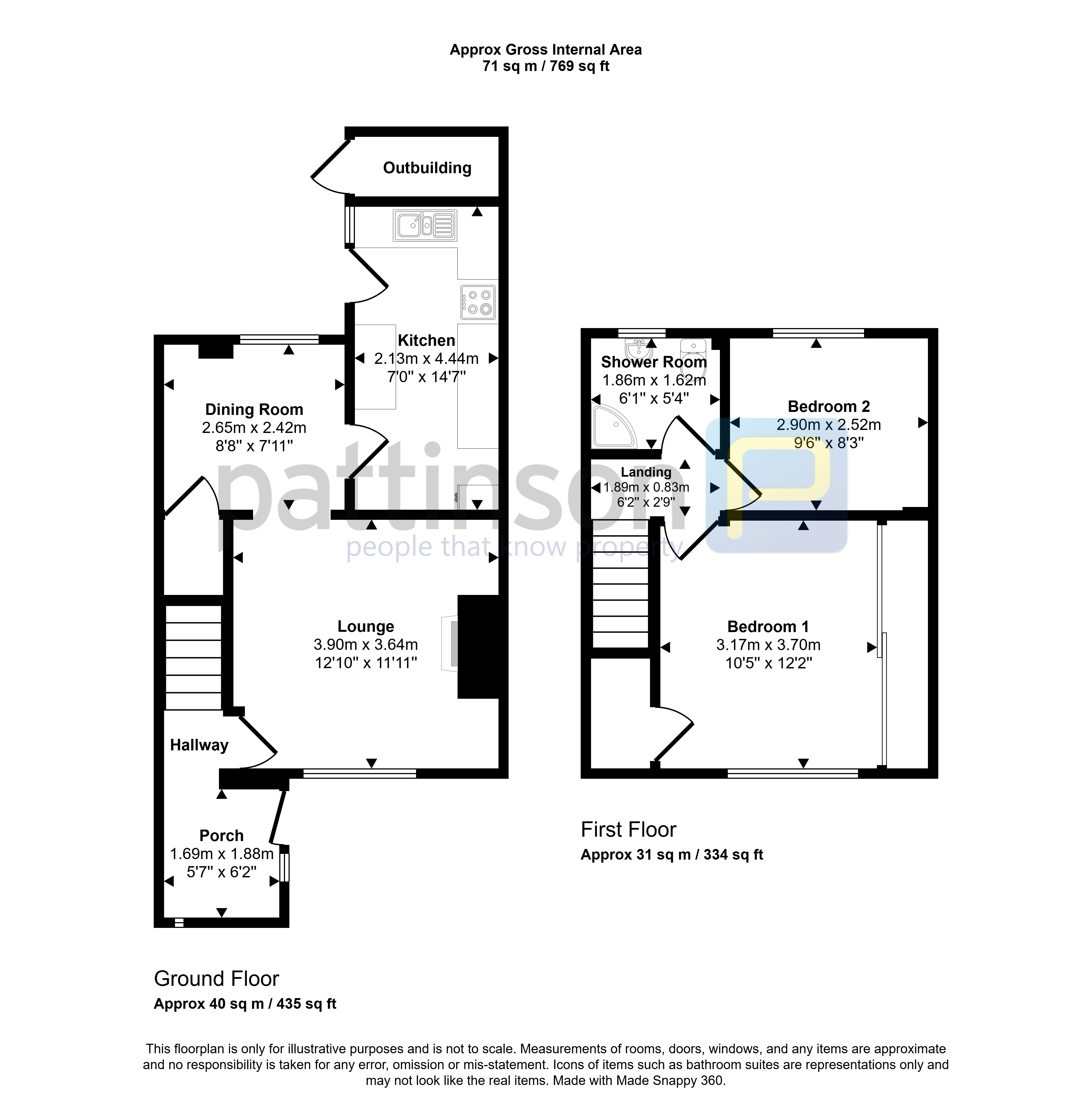 58, Long Park, Newbiggin-by-the-Sea floorplan