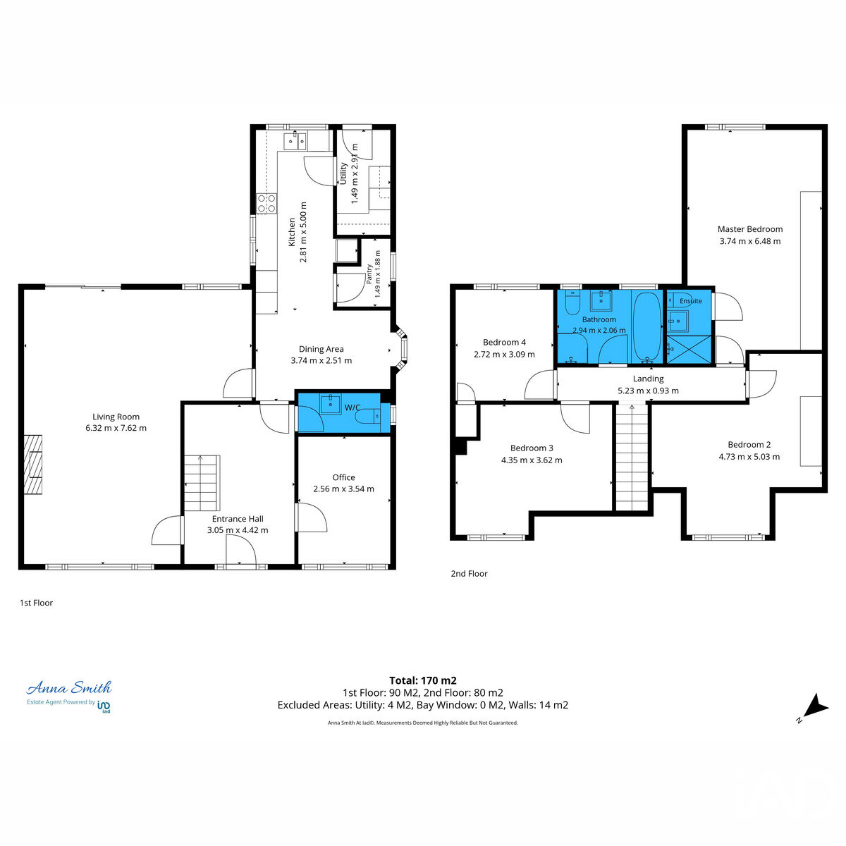 12, Lawn Lane, Ely floorplan