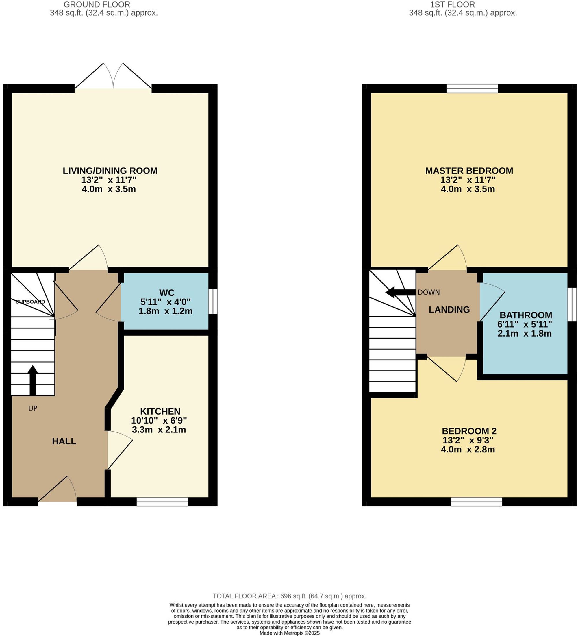 94 Skylark Gardens, Glasgow floorplan