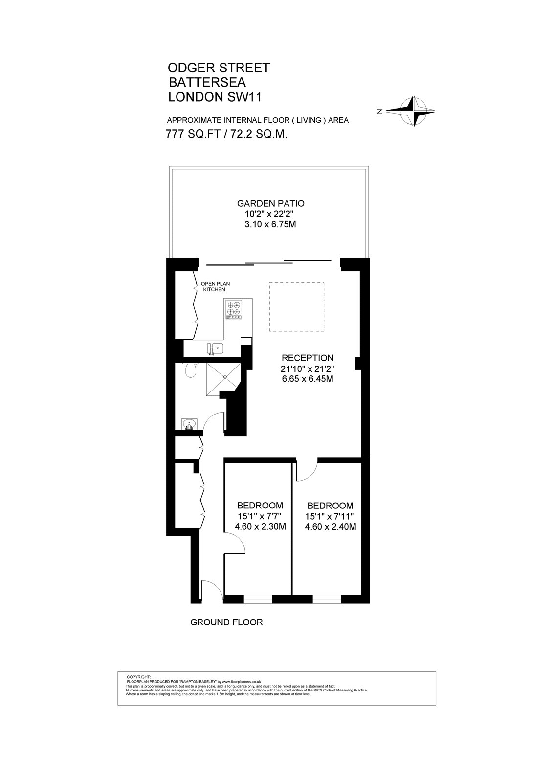 47, Odger Street, London floorplan