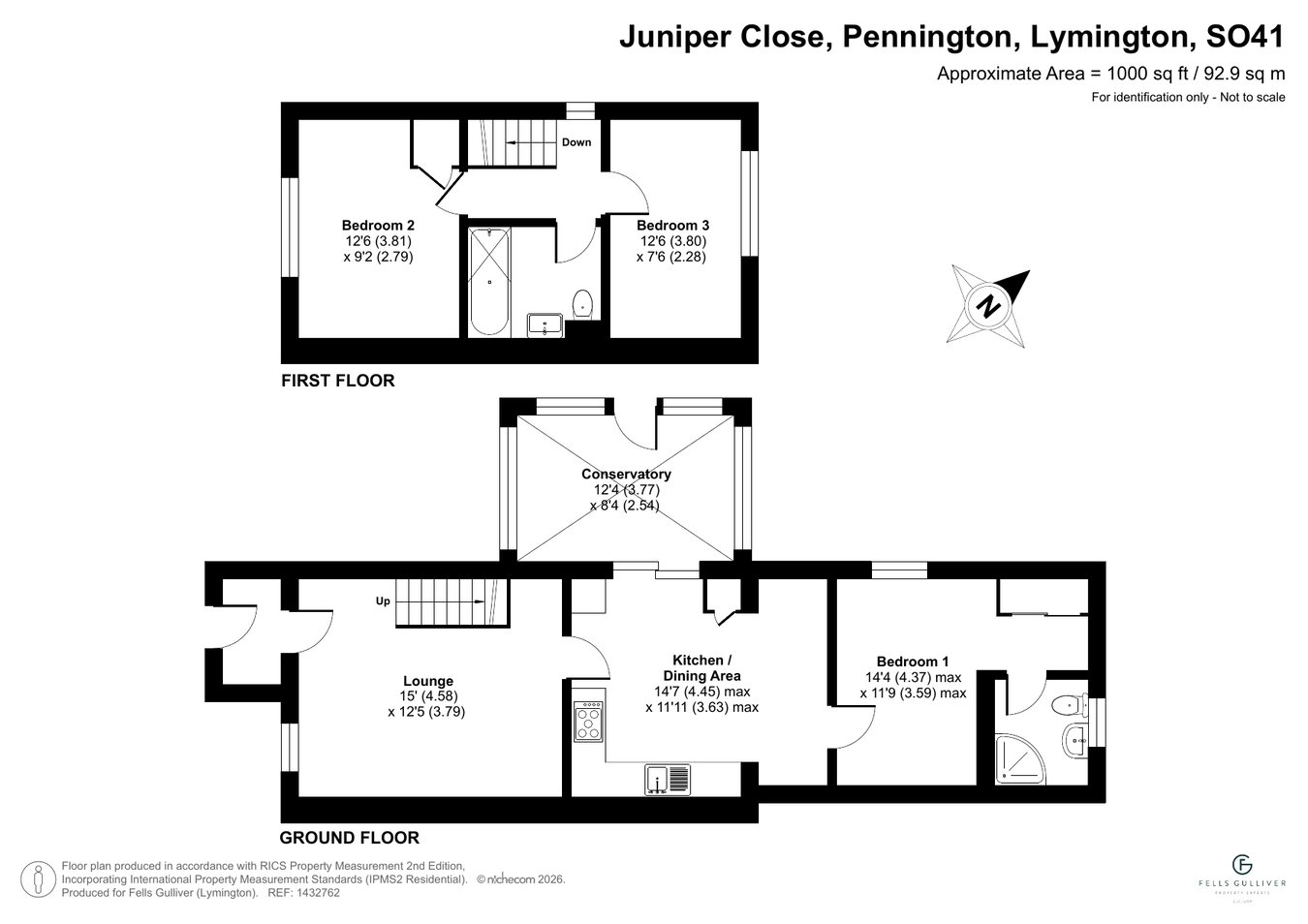 1, Juniper Close, Lymington floorplan