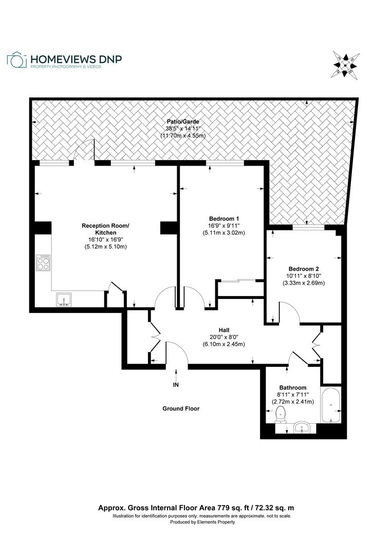1 Canaletto Court, 18 Neasden Lane, London floorplan