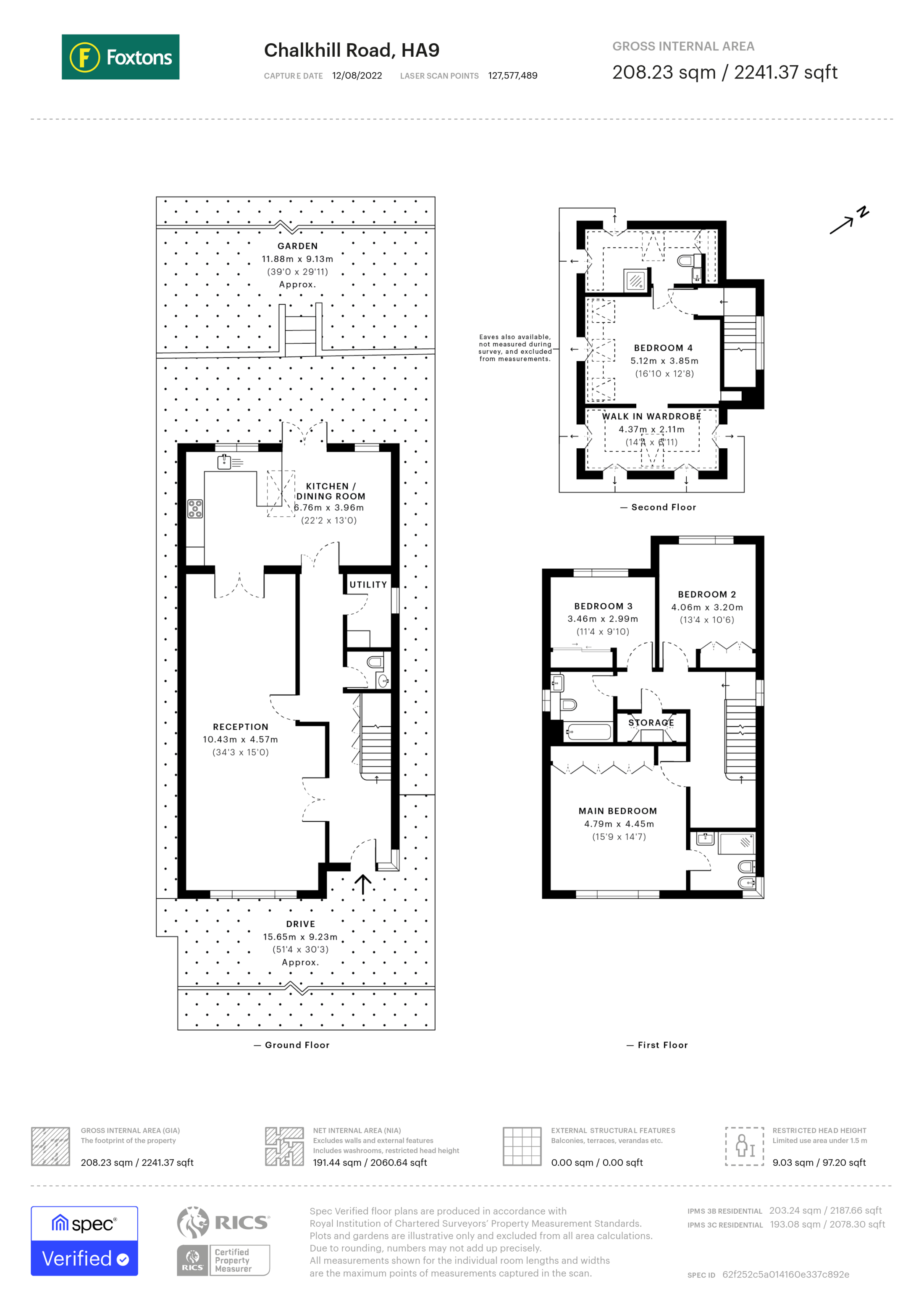 Chalkhill Road, Wembley floorplan