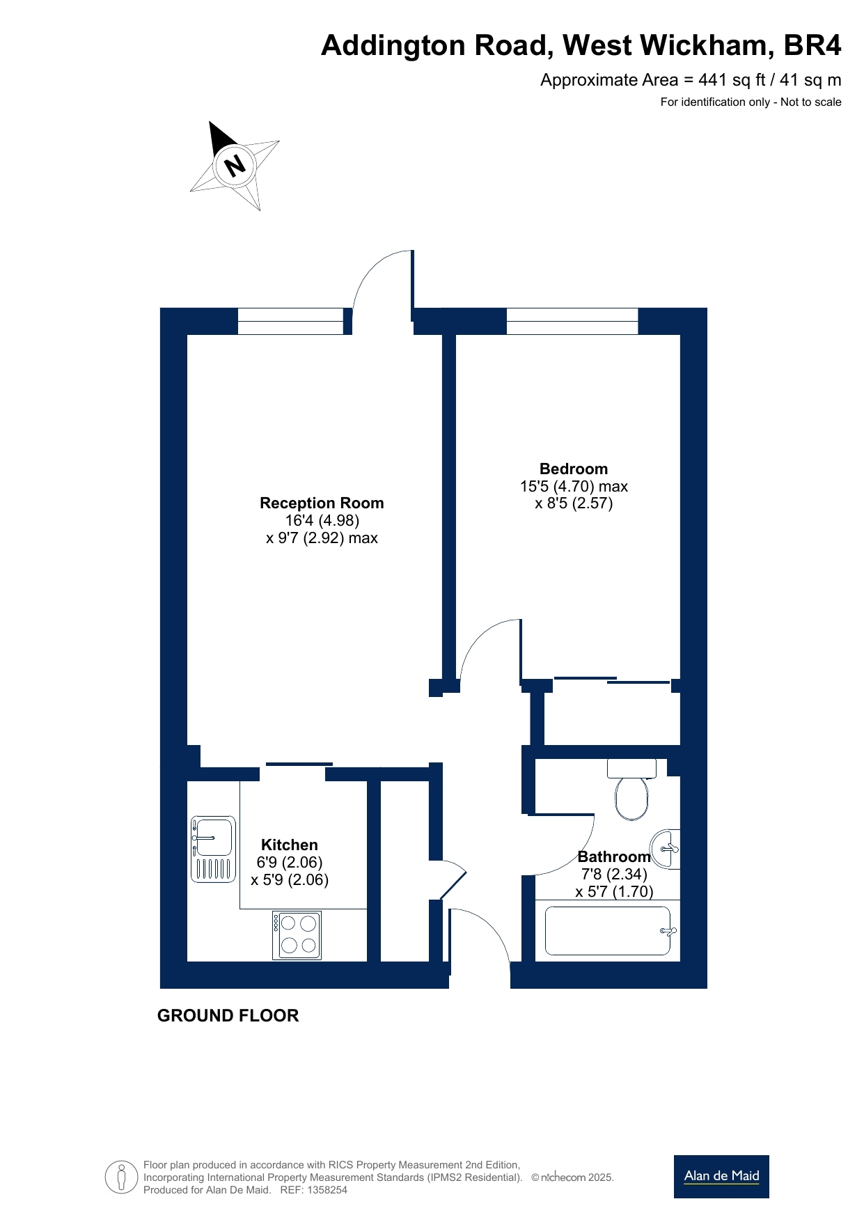 Flat 5,, Beaumont Lodge, West Wickham floorplan