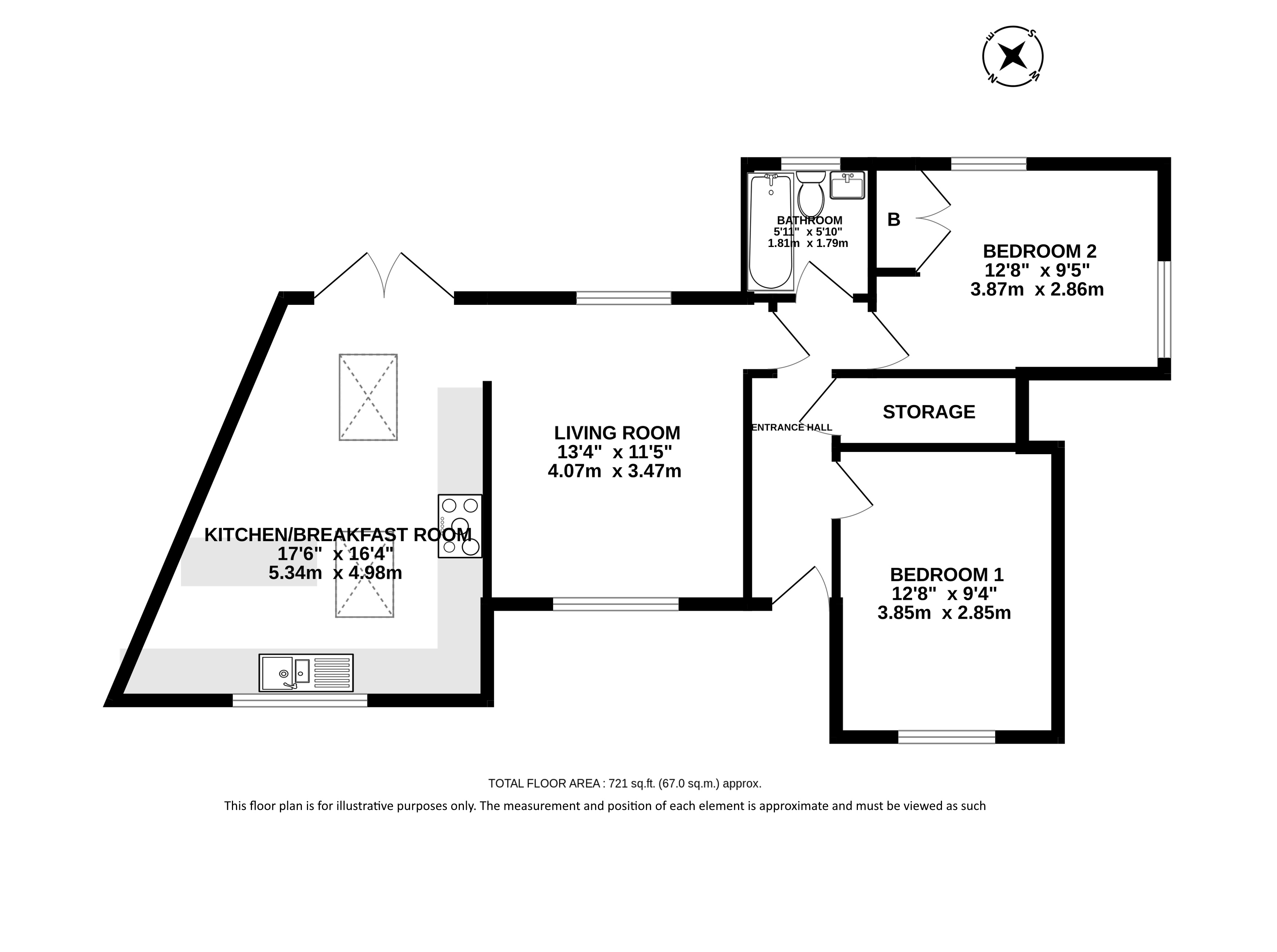 23, Reynolds Crescent, St. Albans floorplan