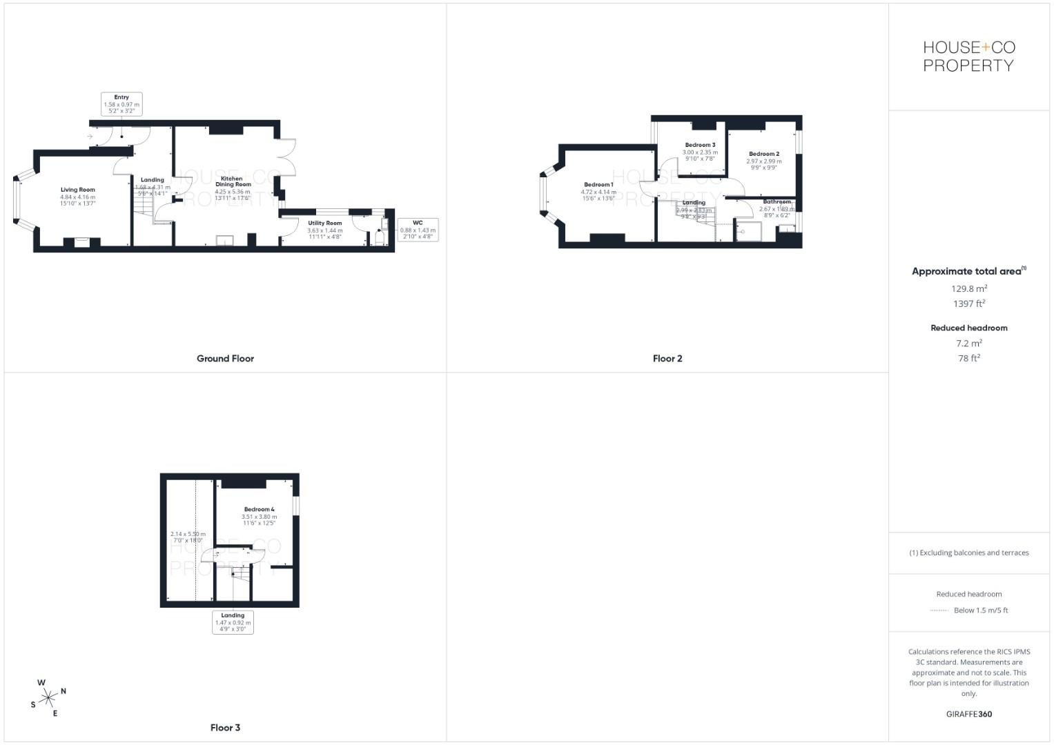 115, High Street, Bristol floorplan