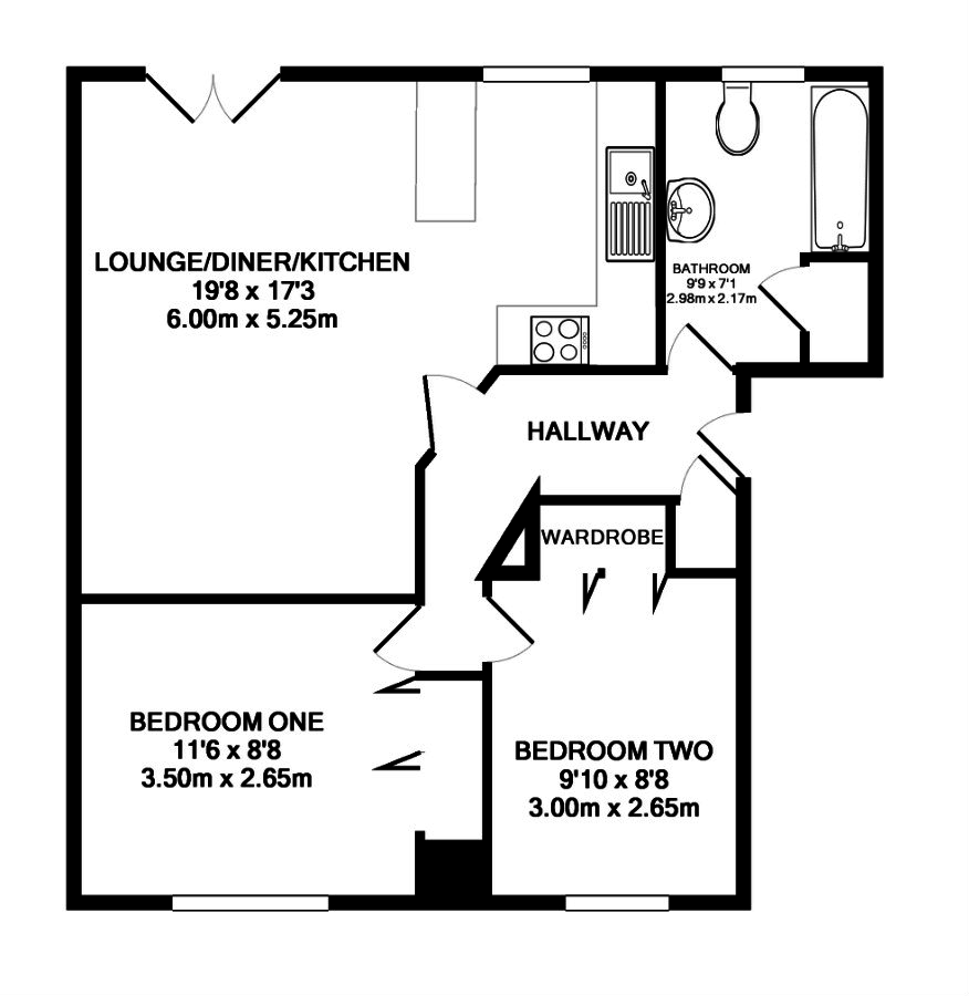 2 Bedrooms Flat for sale in Oldwood Place, Livingston EH54