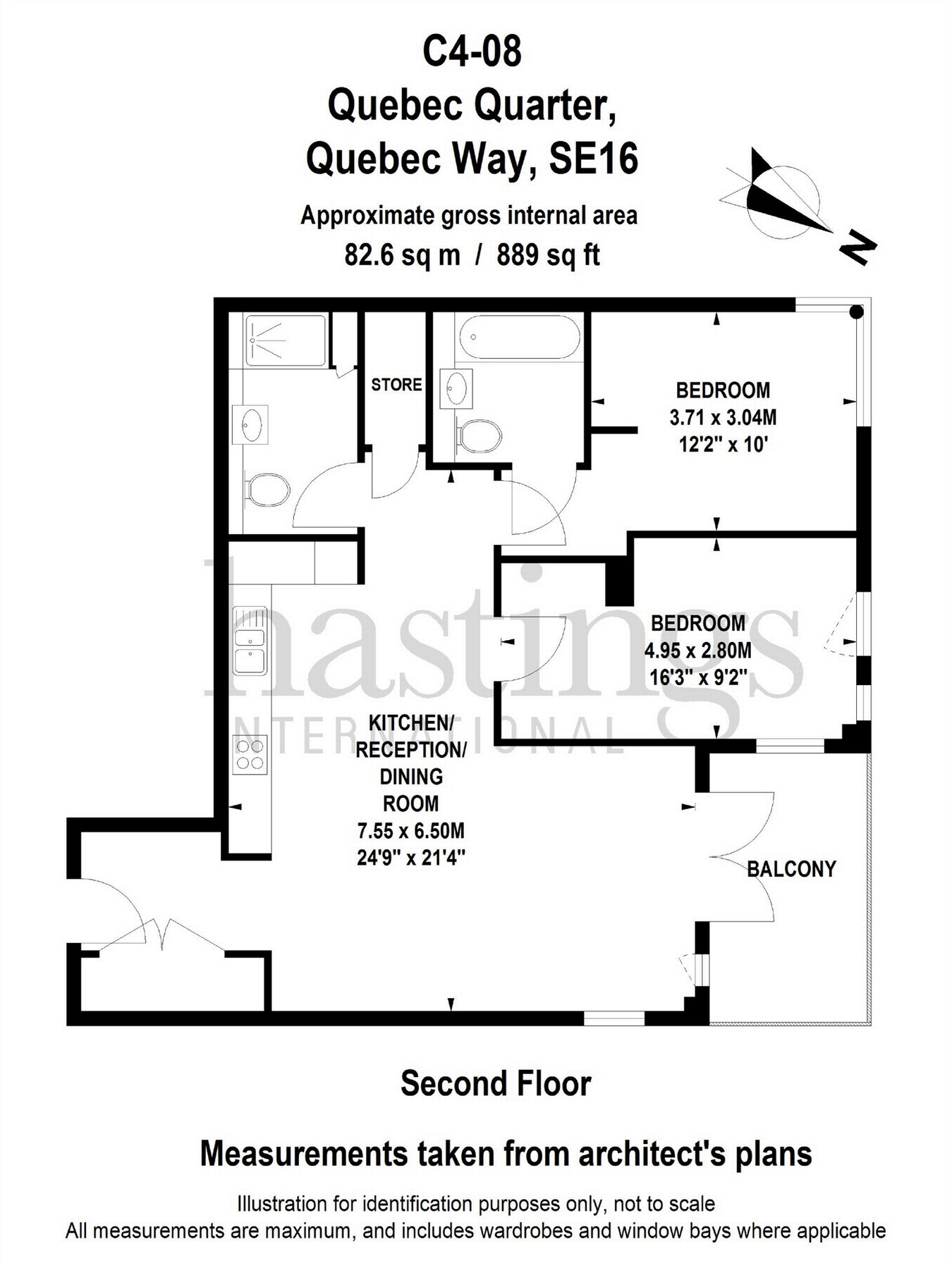 2 Bedrooms Flat for sale in Hornbeam House, 22 Quebec Way, Canada Water SE16
