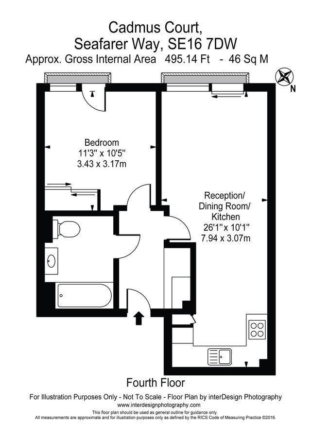 Seafarer Way, London floorplan