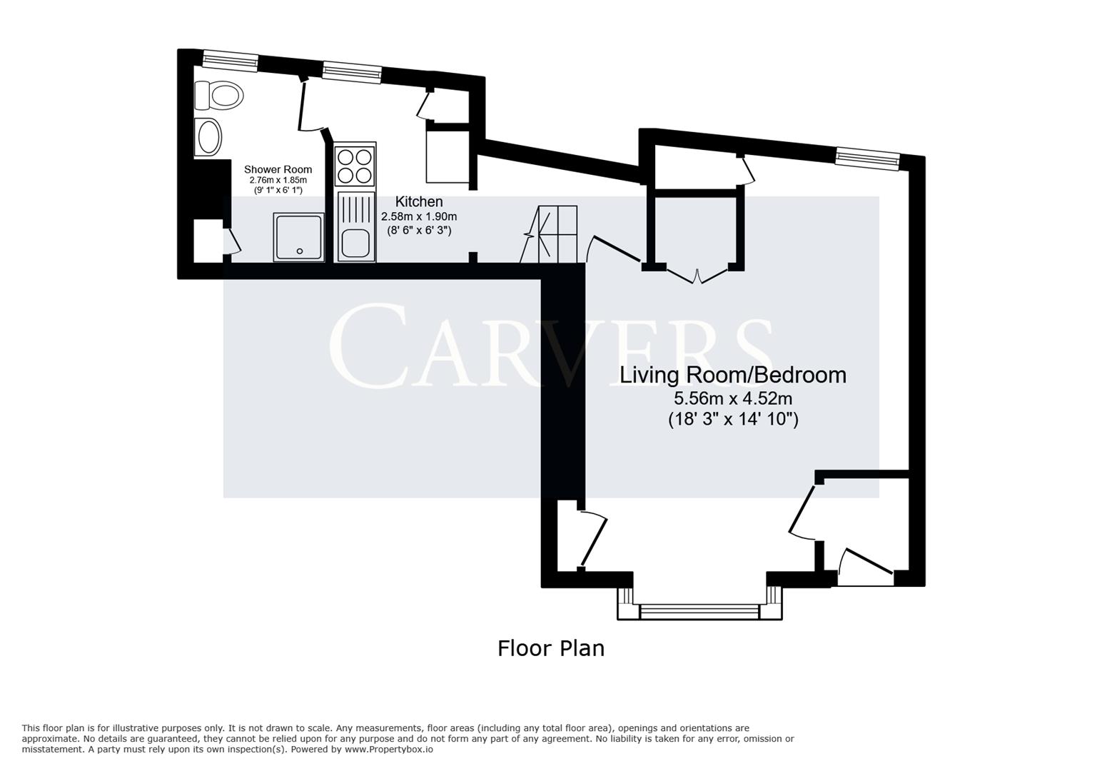 The Old Bakery Studio, 2A, New Road, Richmond floorplan