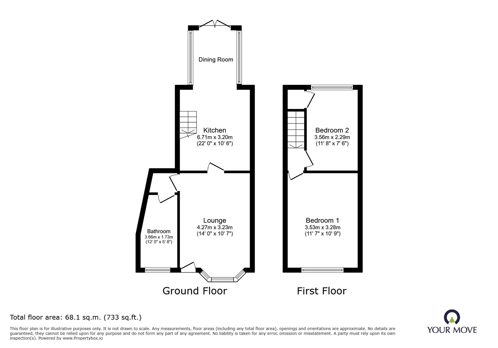 Stanton Road, Leicester floorplan