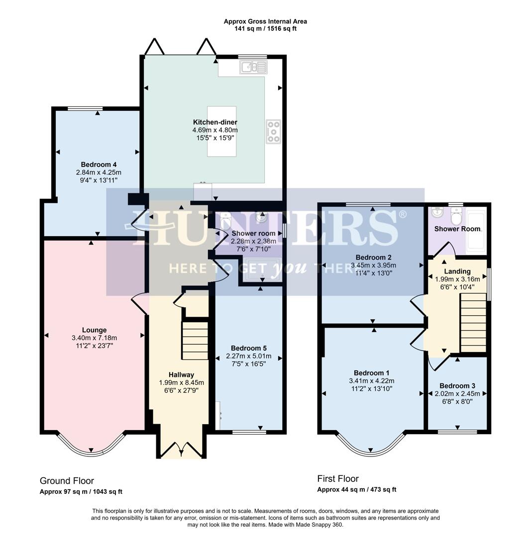 12, Tythorn Drive, Wigston floorplan