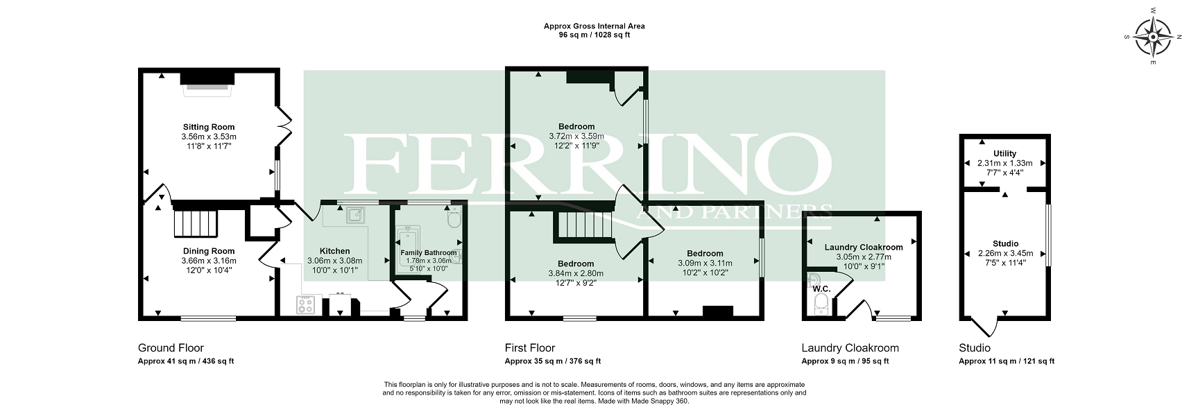 1 Ferry Side, Church Road, Newnham floorplan