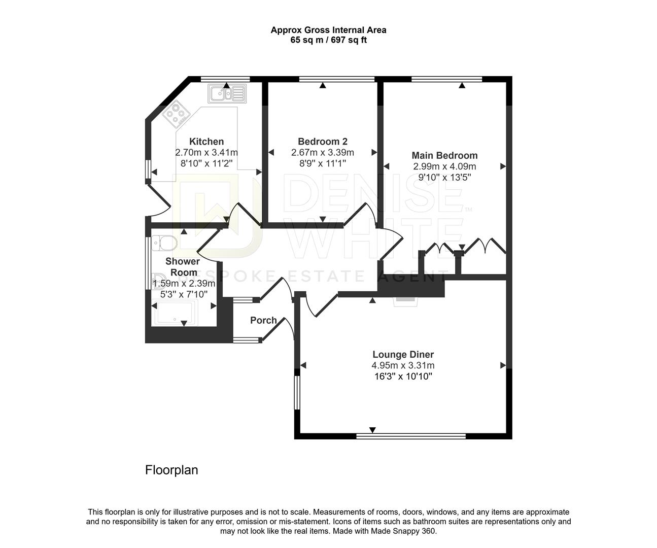 14, Moorland Road, Leek floorplan