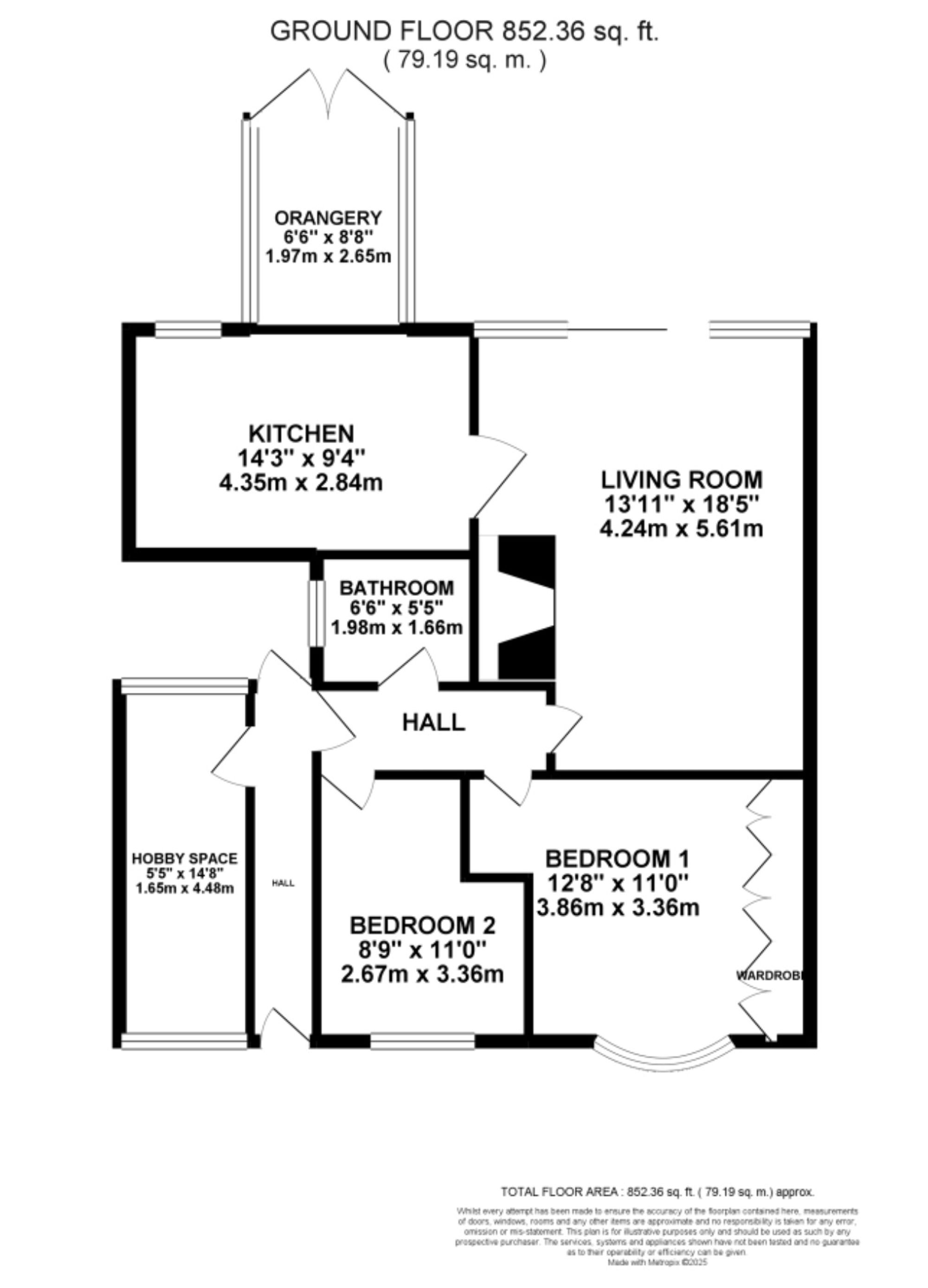 7 Birch Close, Stafford floorplan