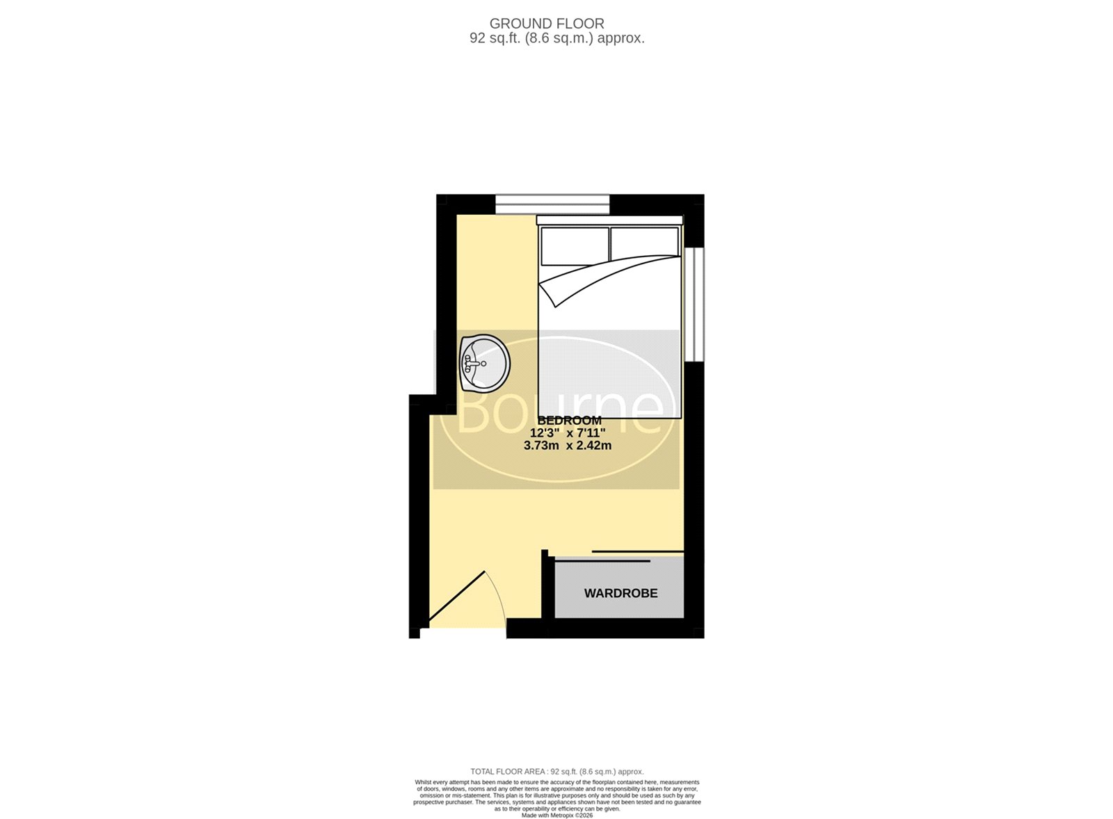 Room, 14, Stocton Road, Guildford floorplan