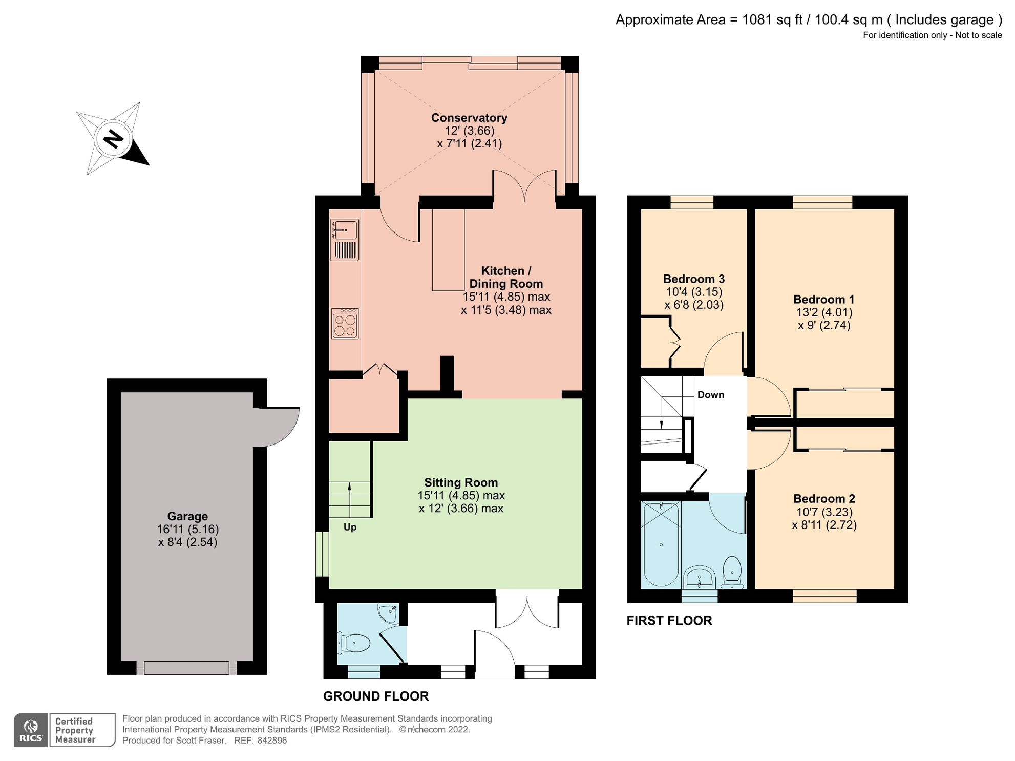 Pensclose, Witney, Oxfordshire OX28, 3 bedroom semidetached house for