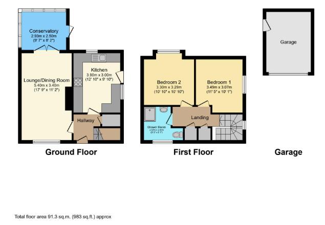 15, Tanfields Grove, Corby floorplan