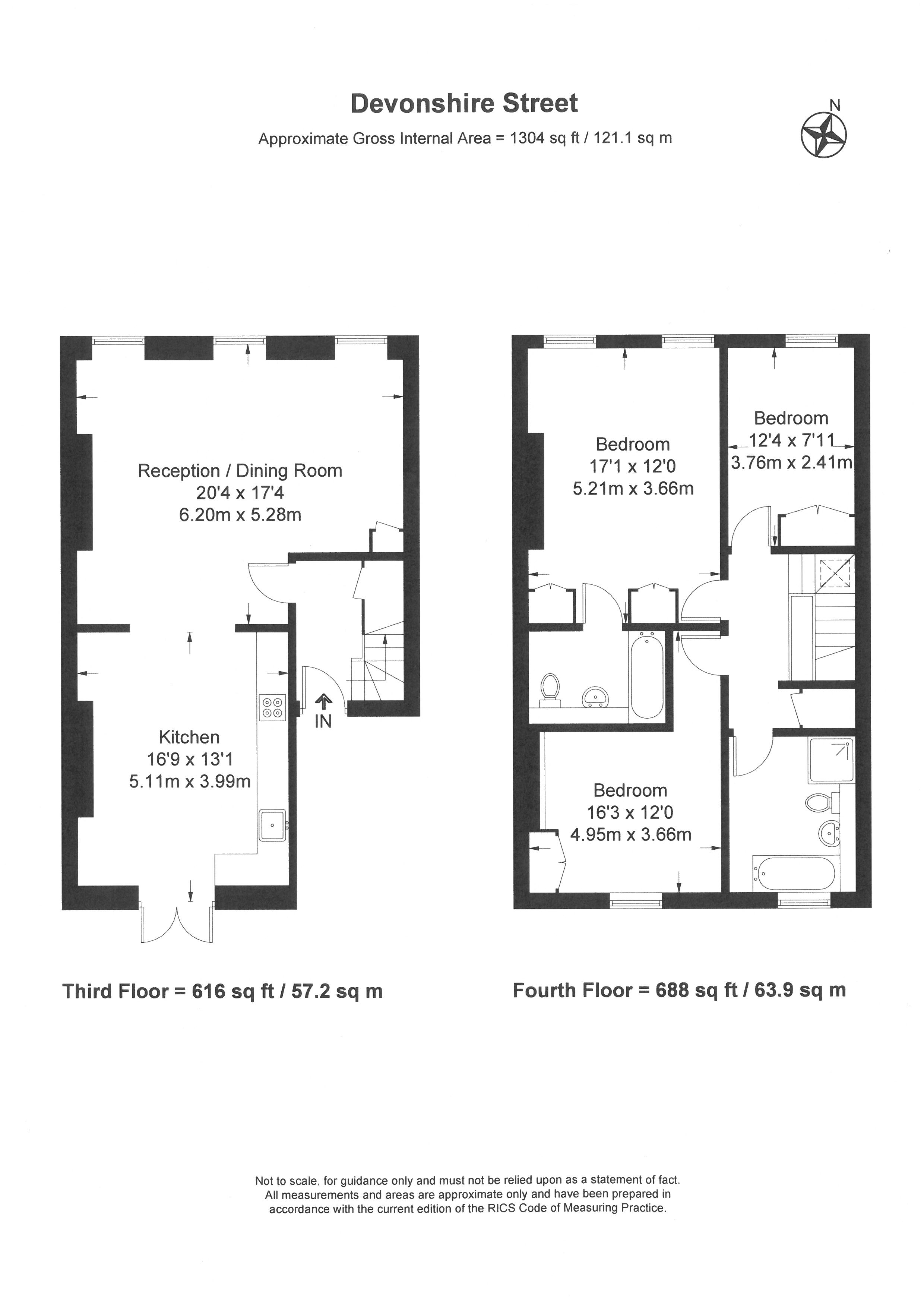 3 Bedrooms Flat to rent in Devonshire Street, London W1G