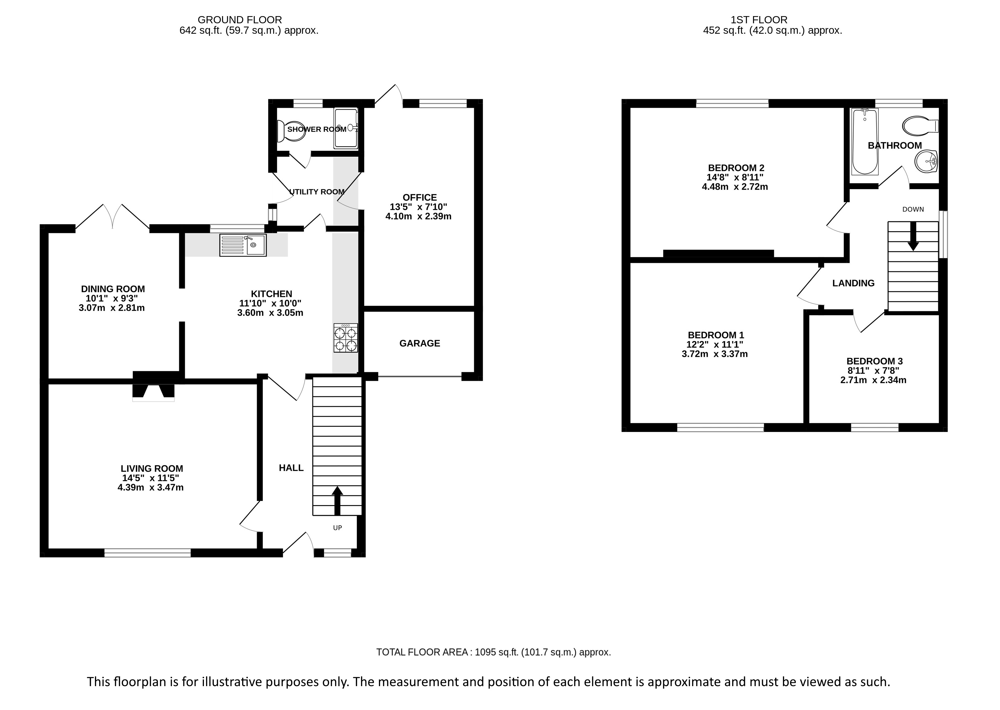 107, Lybury Lane, St. Albans floorplan