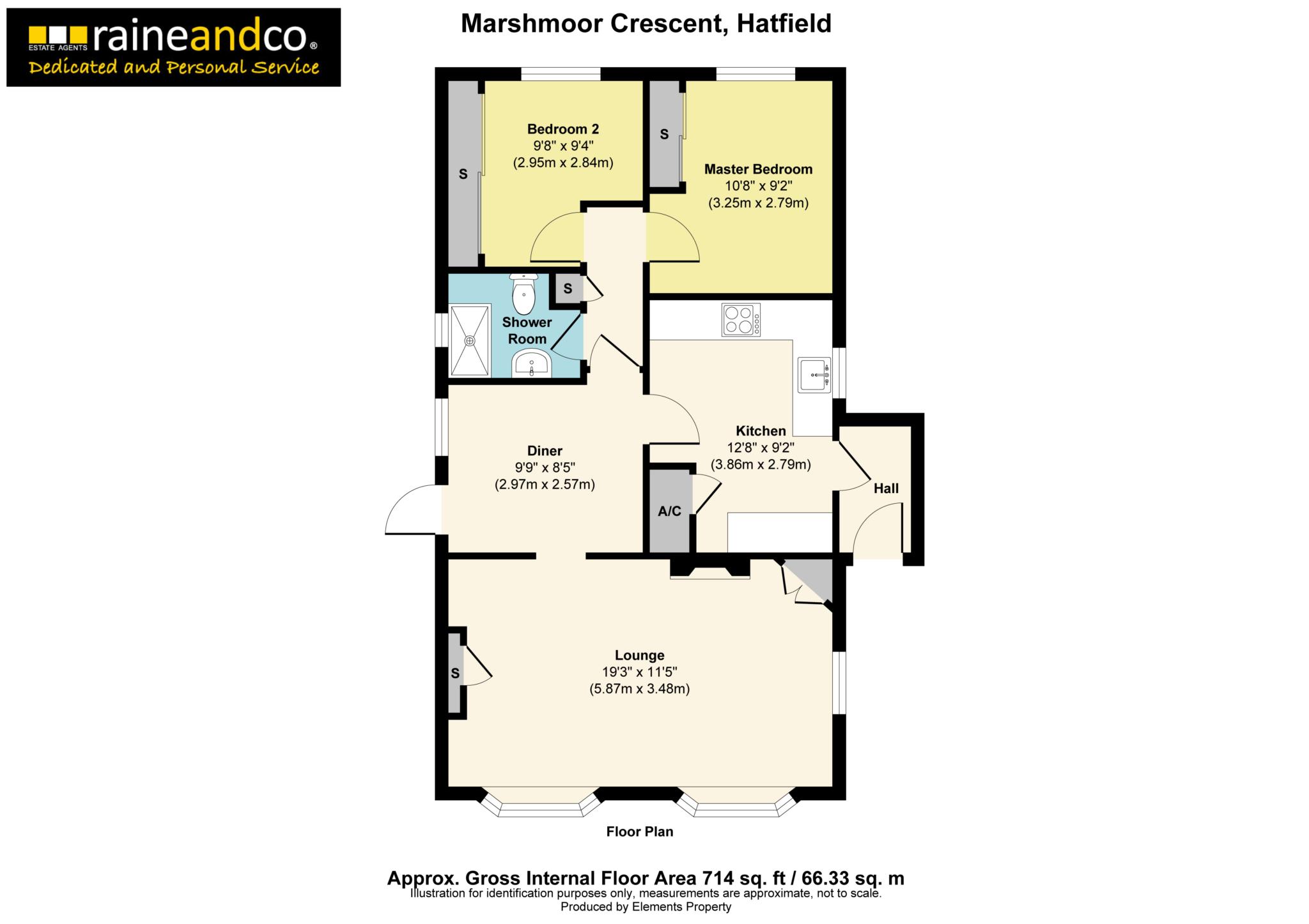 45, Marshmoor Crescent, Hatfield floorplan