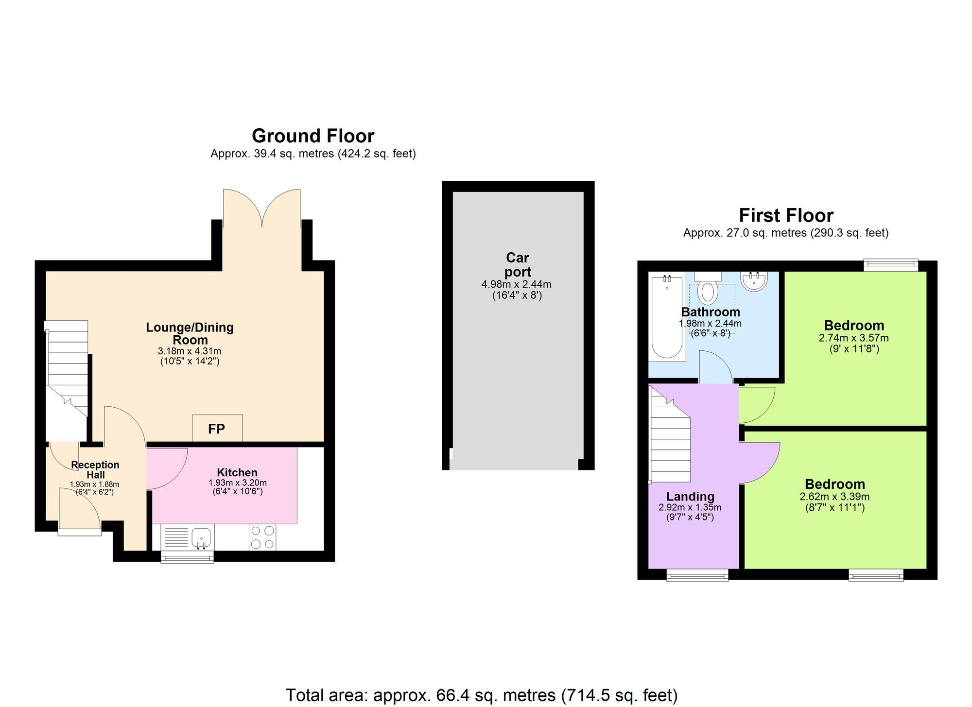 2 Cary Mews, Torquay floorplan