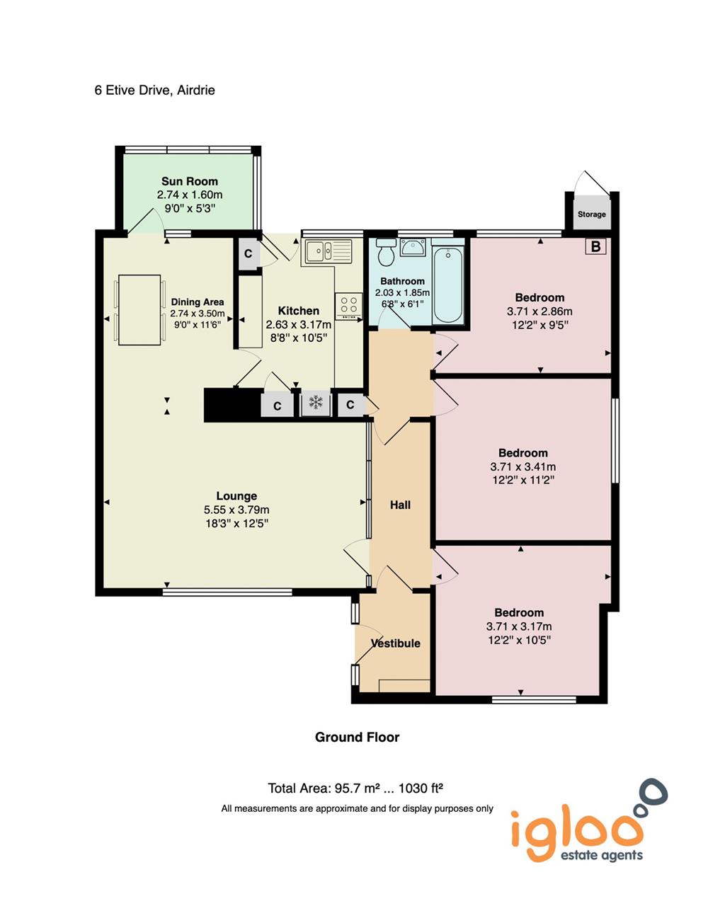 6, Etive Drive, Airdrie floorplan