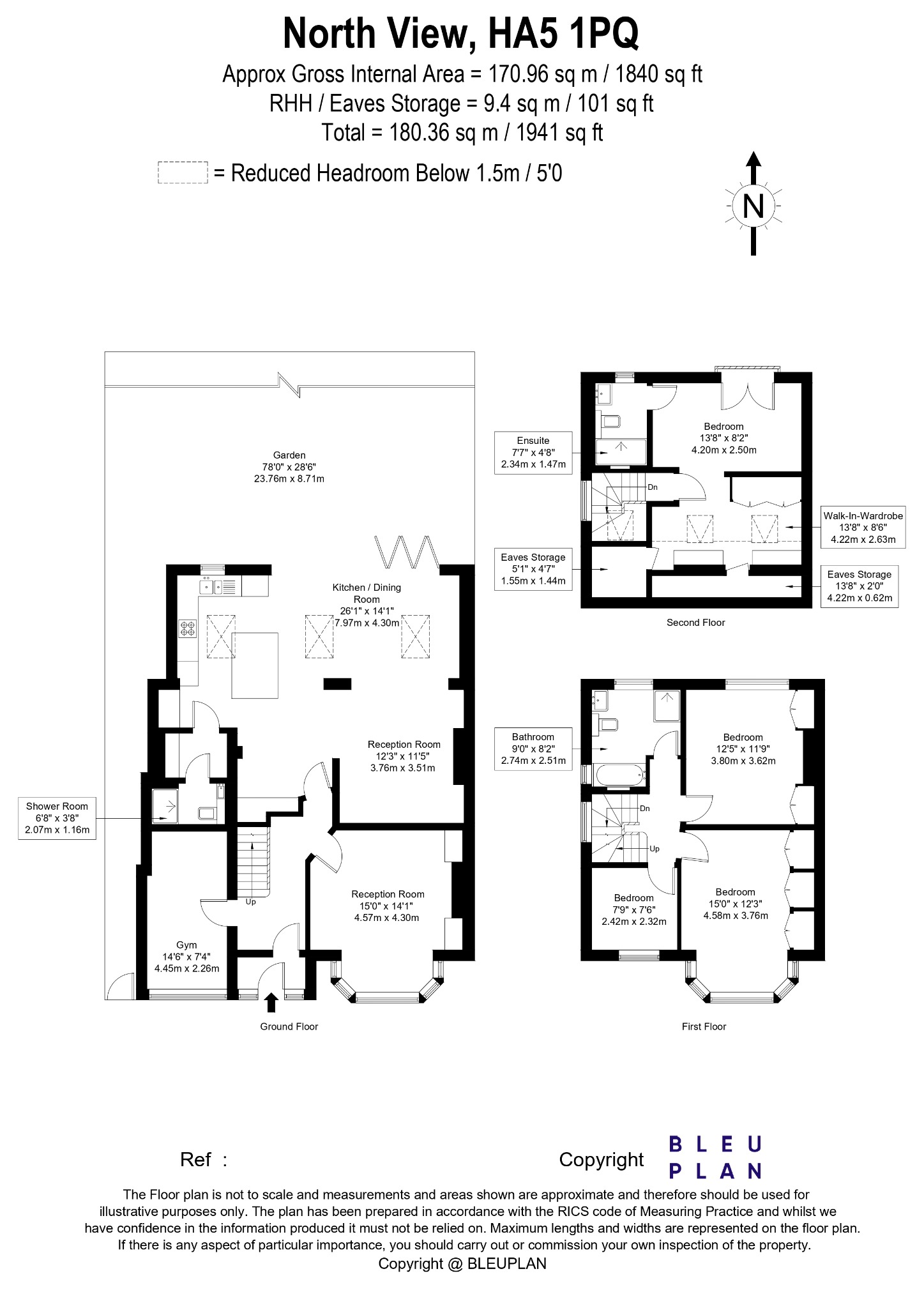 19, North View, Pinner floorplan