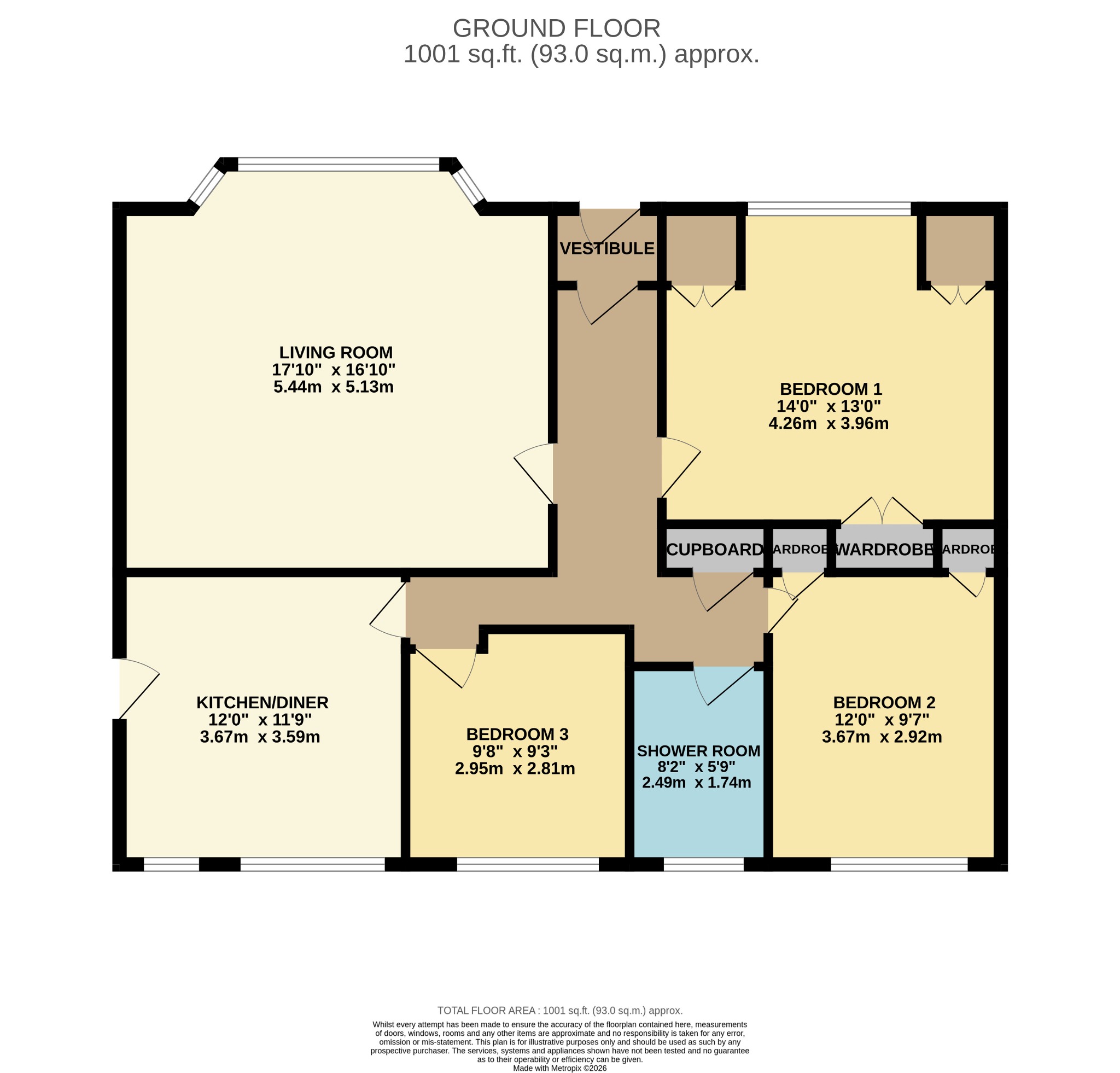 94 Ardenslate Road, Kirn, Argyll and Bute floorplan