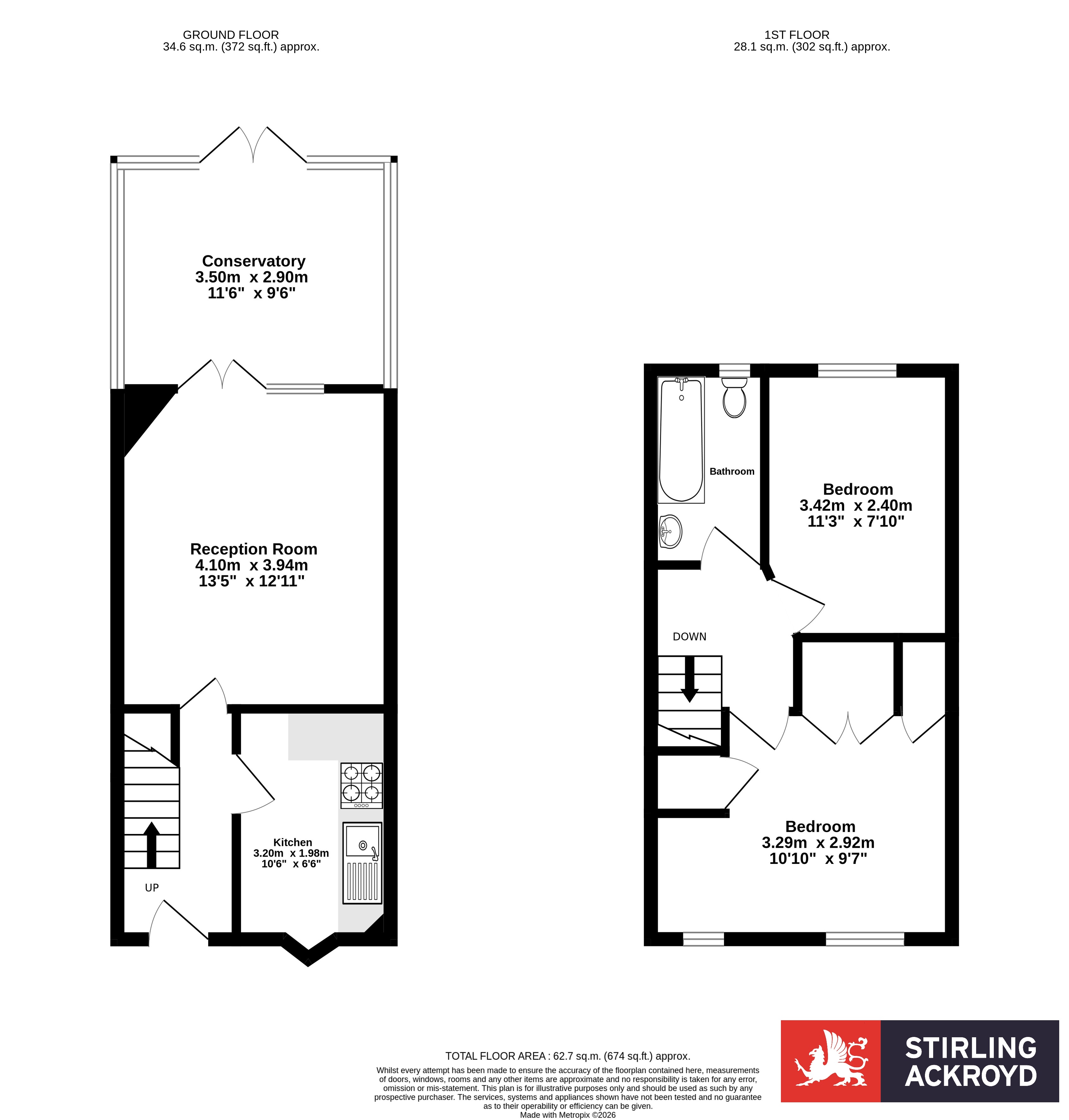 61, Garrison Close, Hounslow floorplan