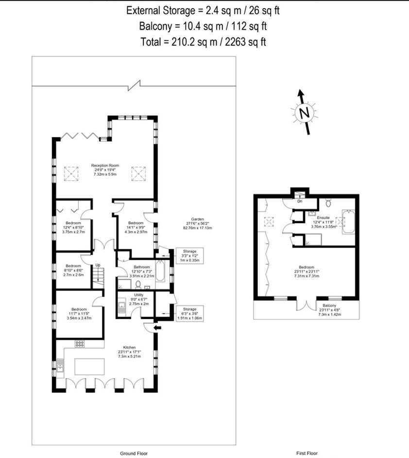 Dumsey Stump, Dumsey Eyot, Chertsey floorplan
