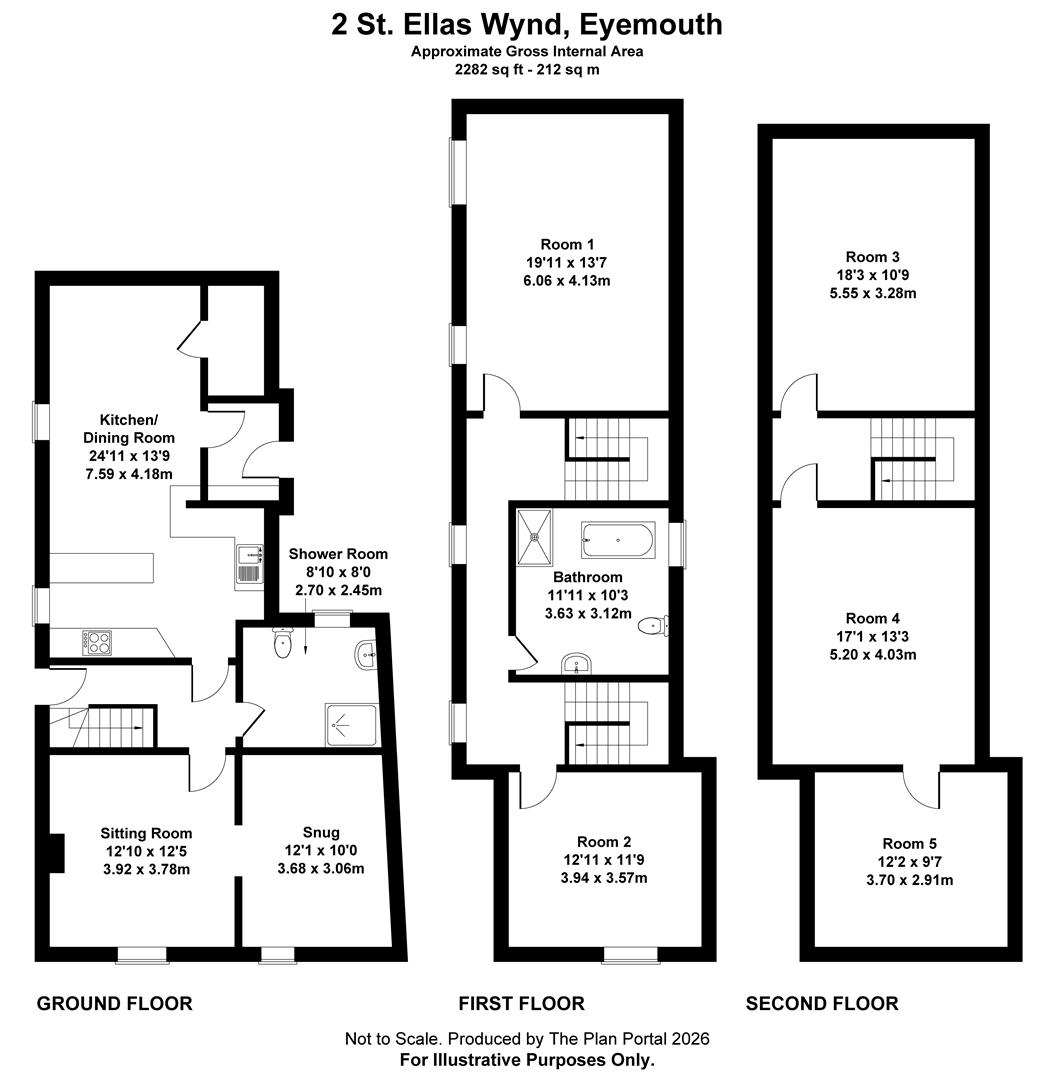 2, St. Ellas Wynd, Eyemouth floorplan