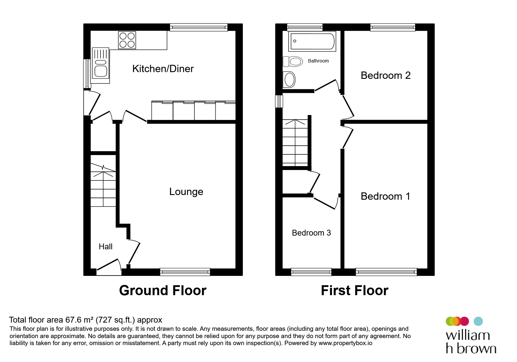 53, High Street, Batley floorplan