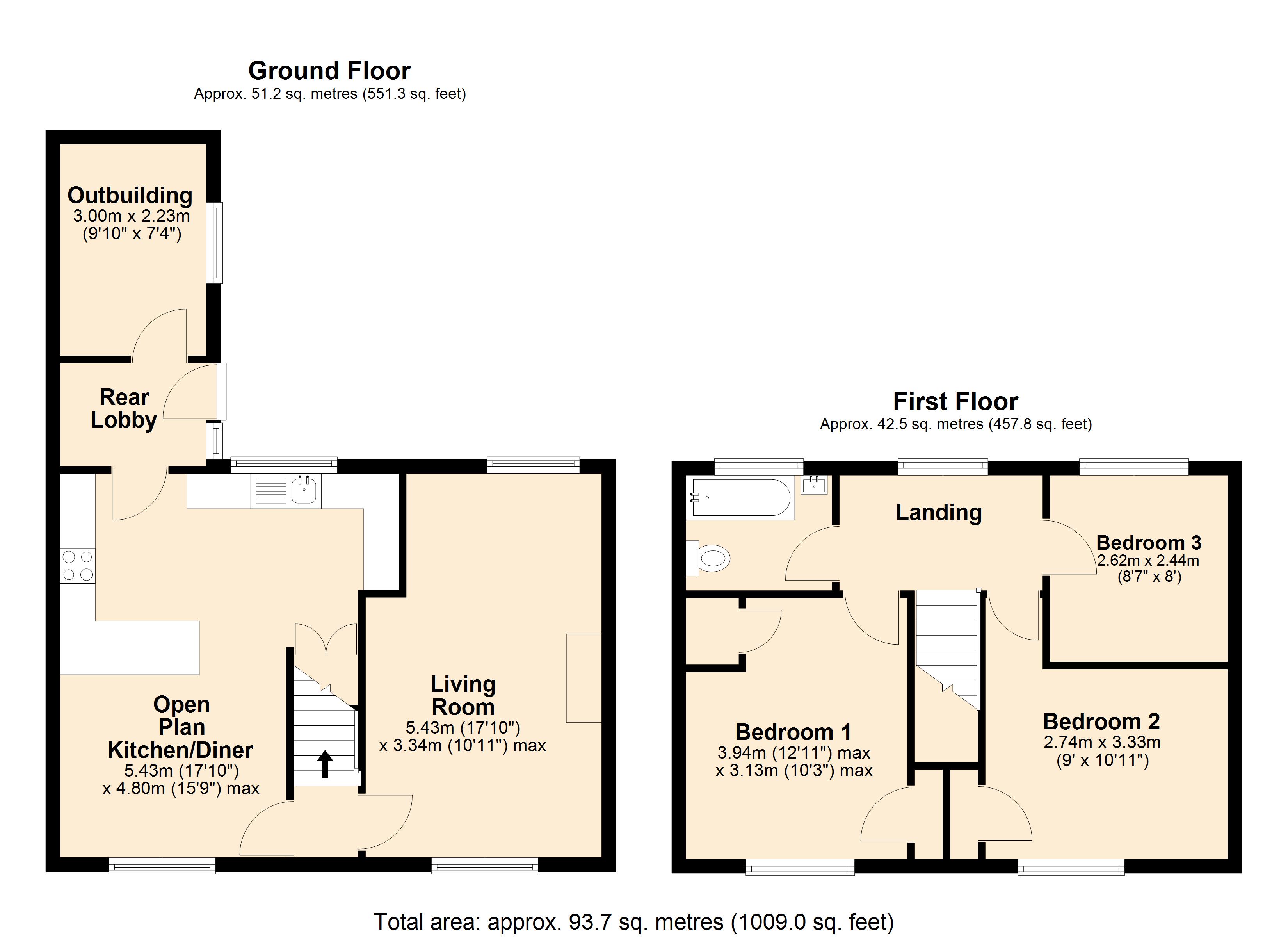 24, Highfield Road, Wiltshire floorplan