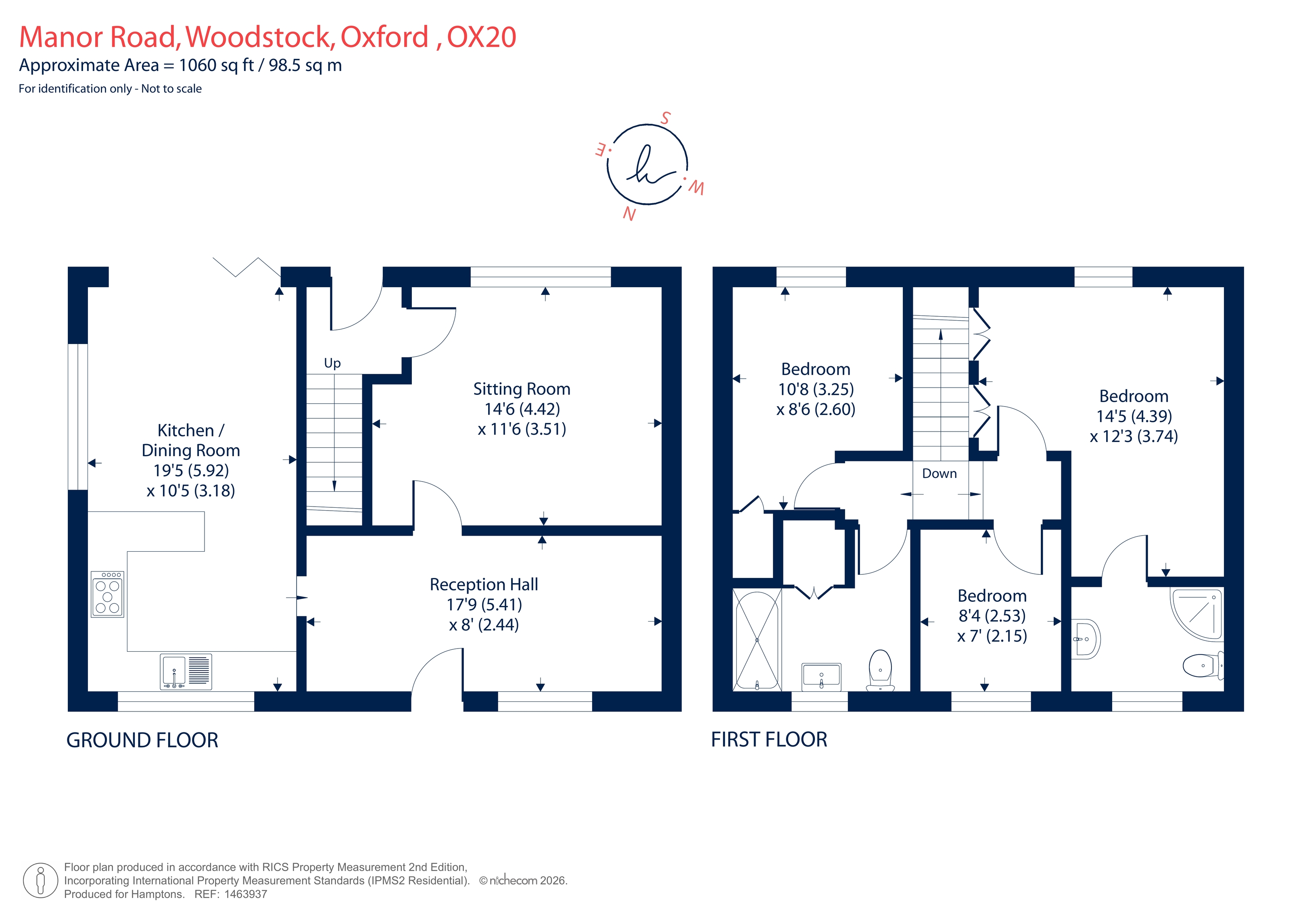 99, Manor Road, Woodstock floorplan