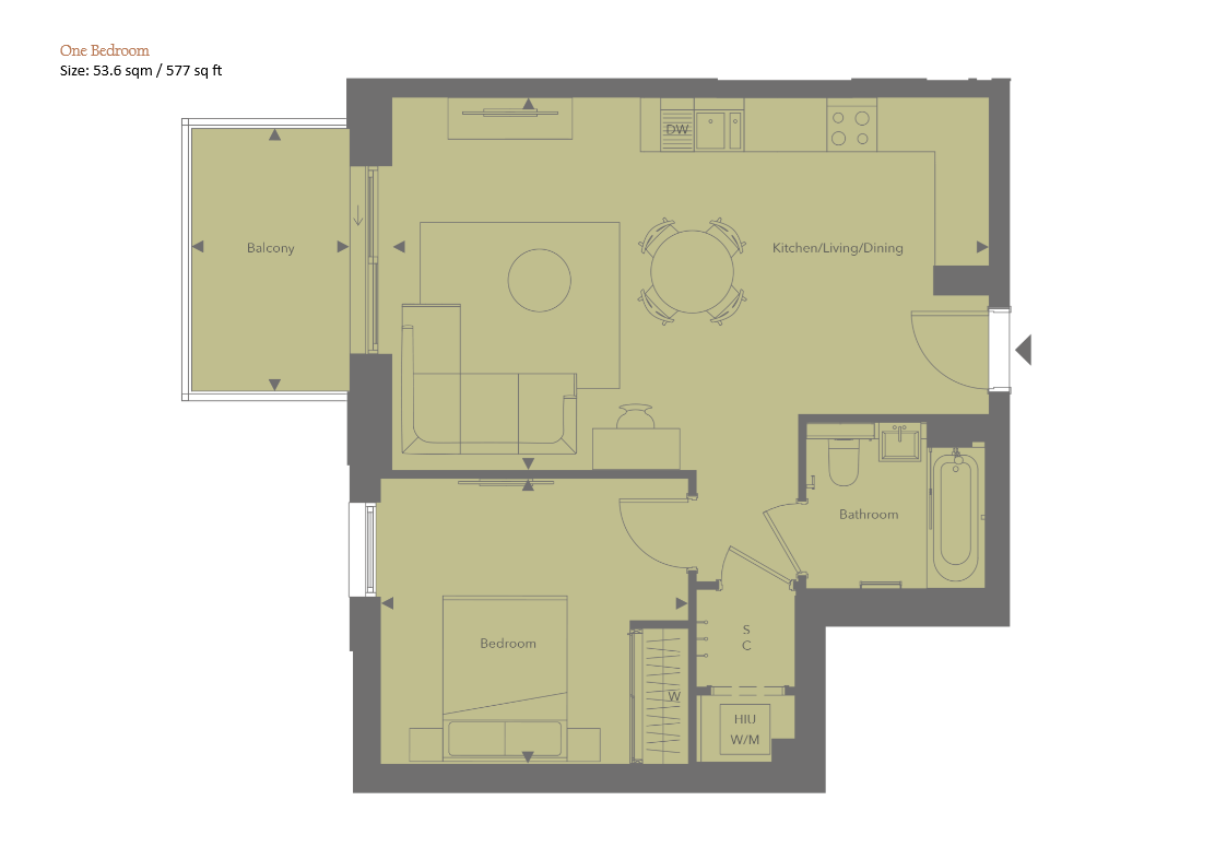 Flat 6, 129, Leven Road, London floorplan