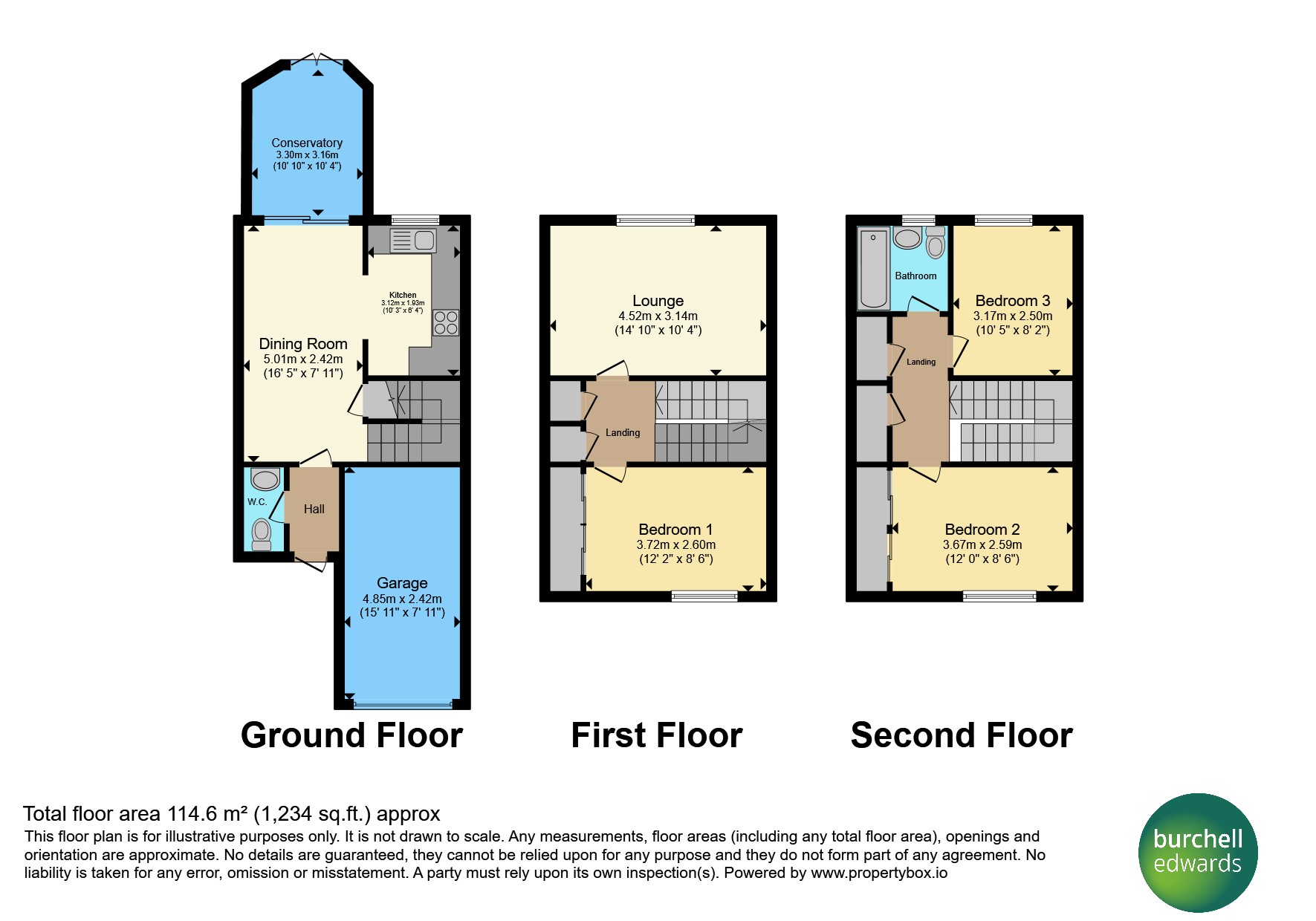 58, Cambridge Drive, Birmingham floorplan