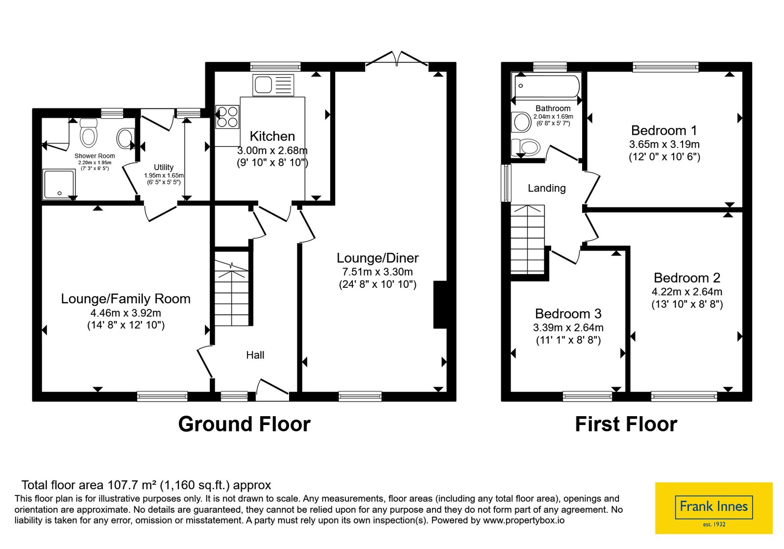 54, The Chase, Derby floorplan