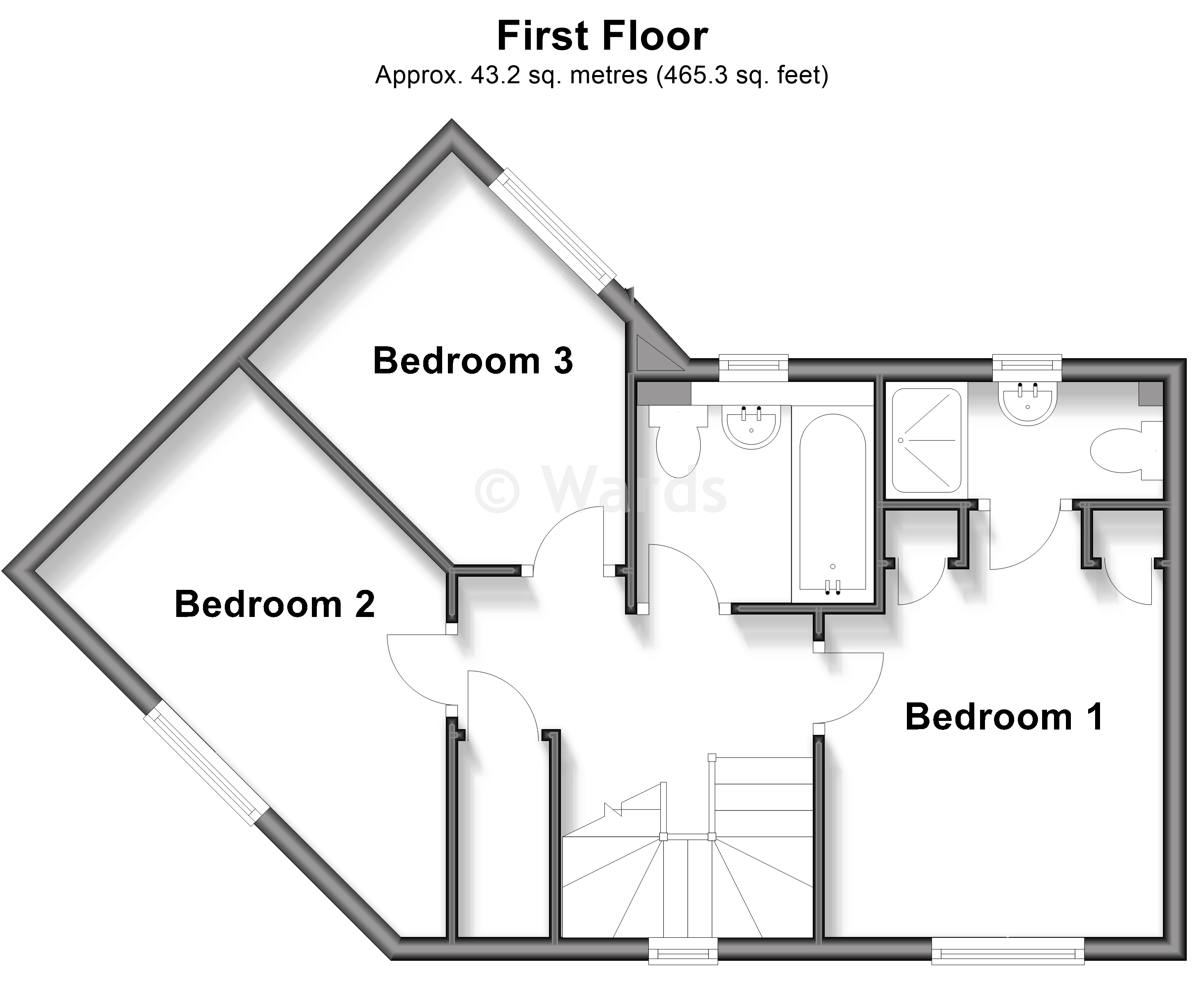 11, Bridger Way, Maidstone floorplan