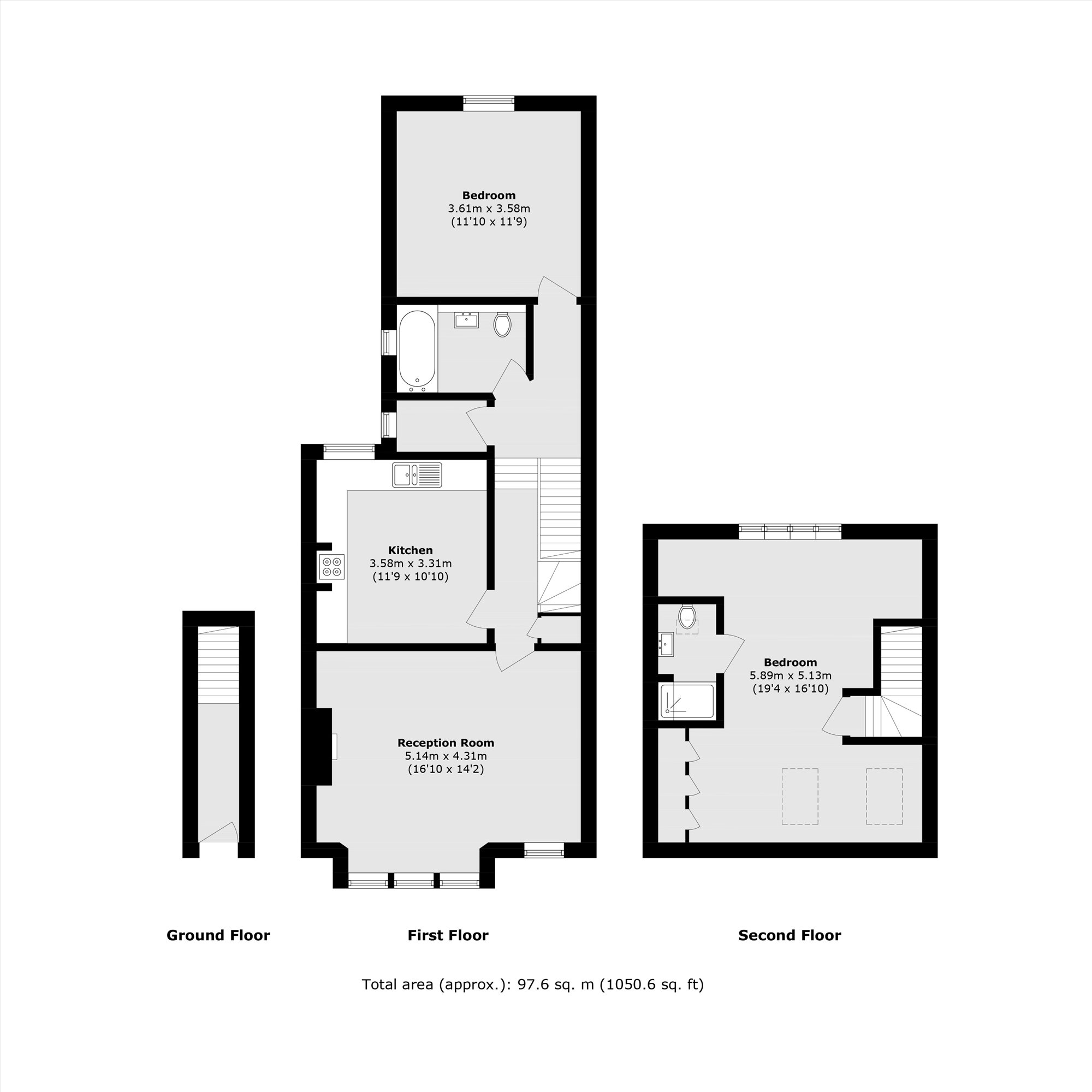 27B, Leghorn Road, London floorplan