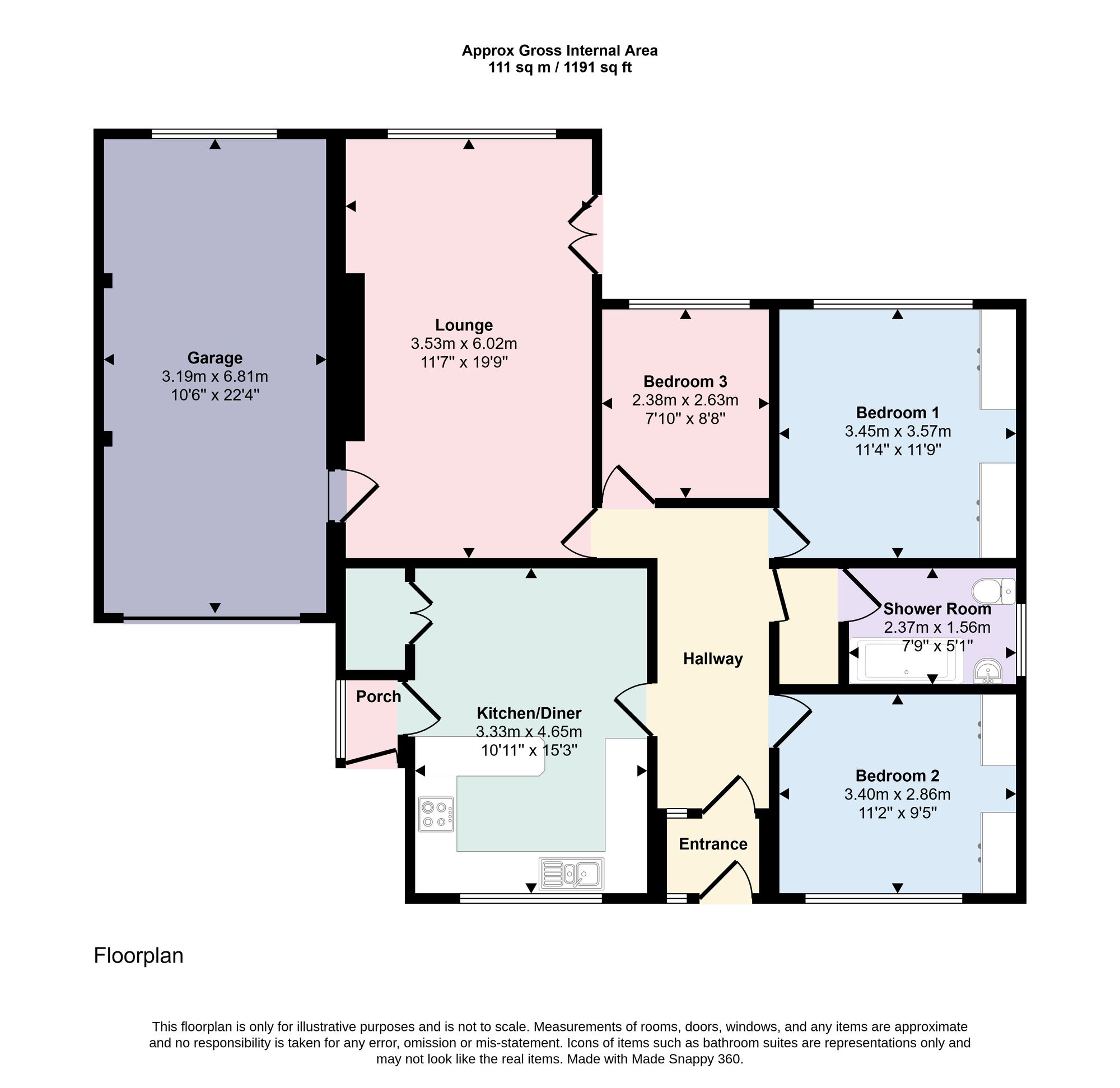 106 Shay Lane, Halifax floorplan
