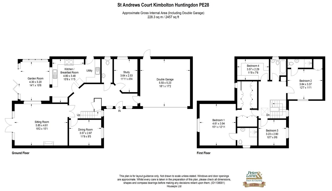 5, St Andrews Court, Kimbolton floorplan